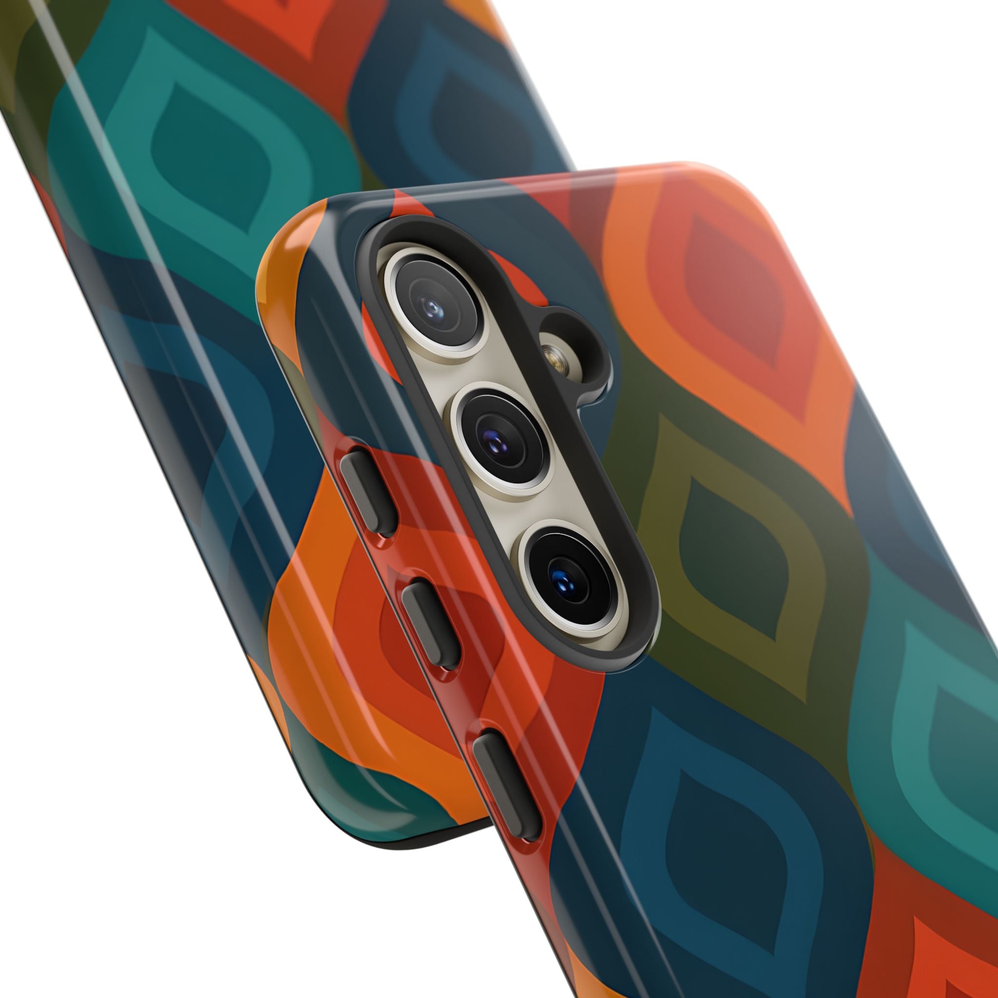 Vibrant Retro Diamond Mid-Century Seamless Samsung S24 - Tough