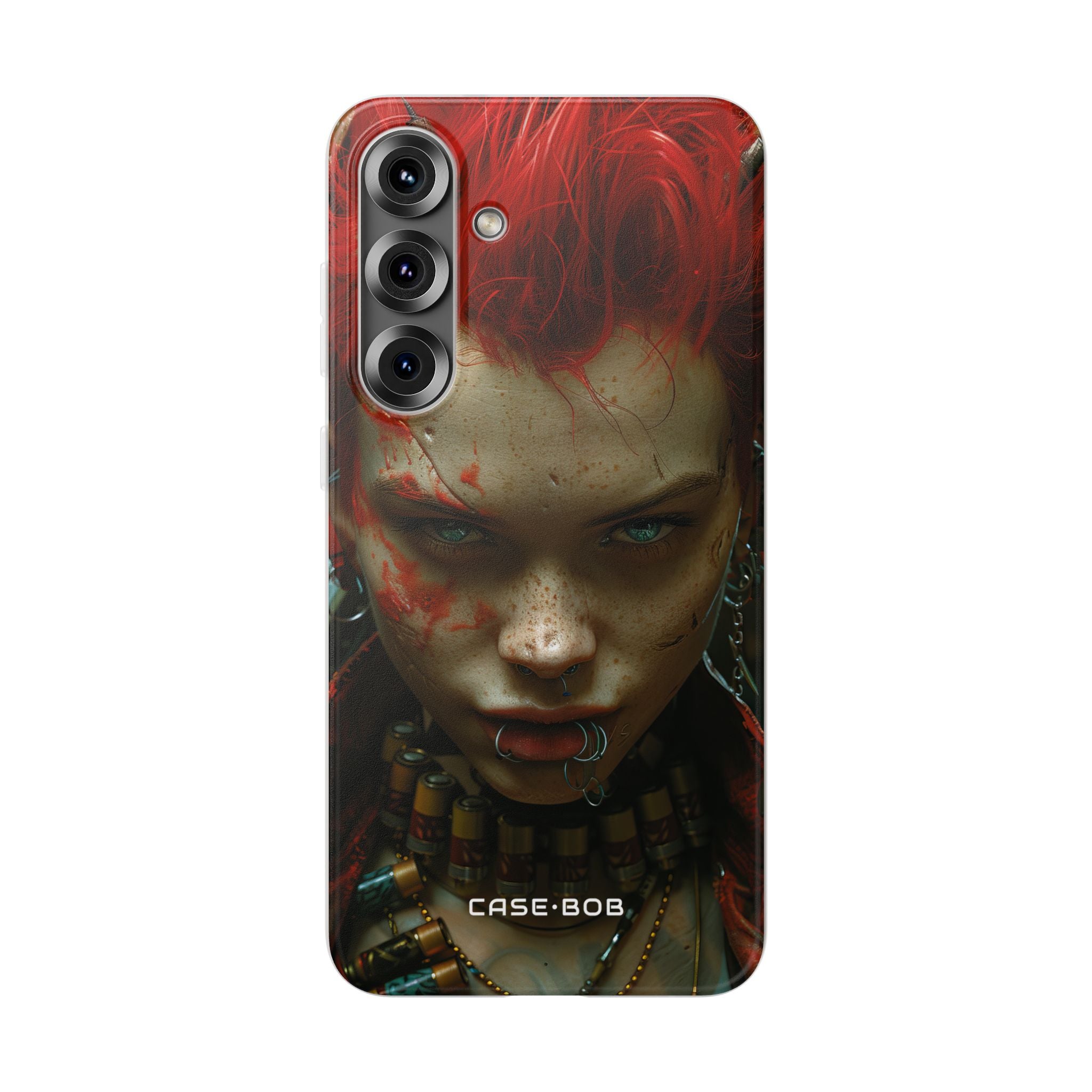 Spiked Ember Eyes Samsung S25 Plus Case - Soft