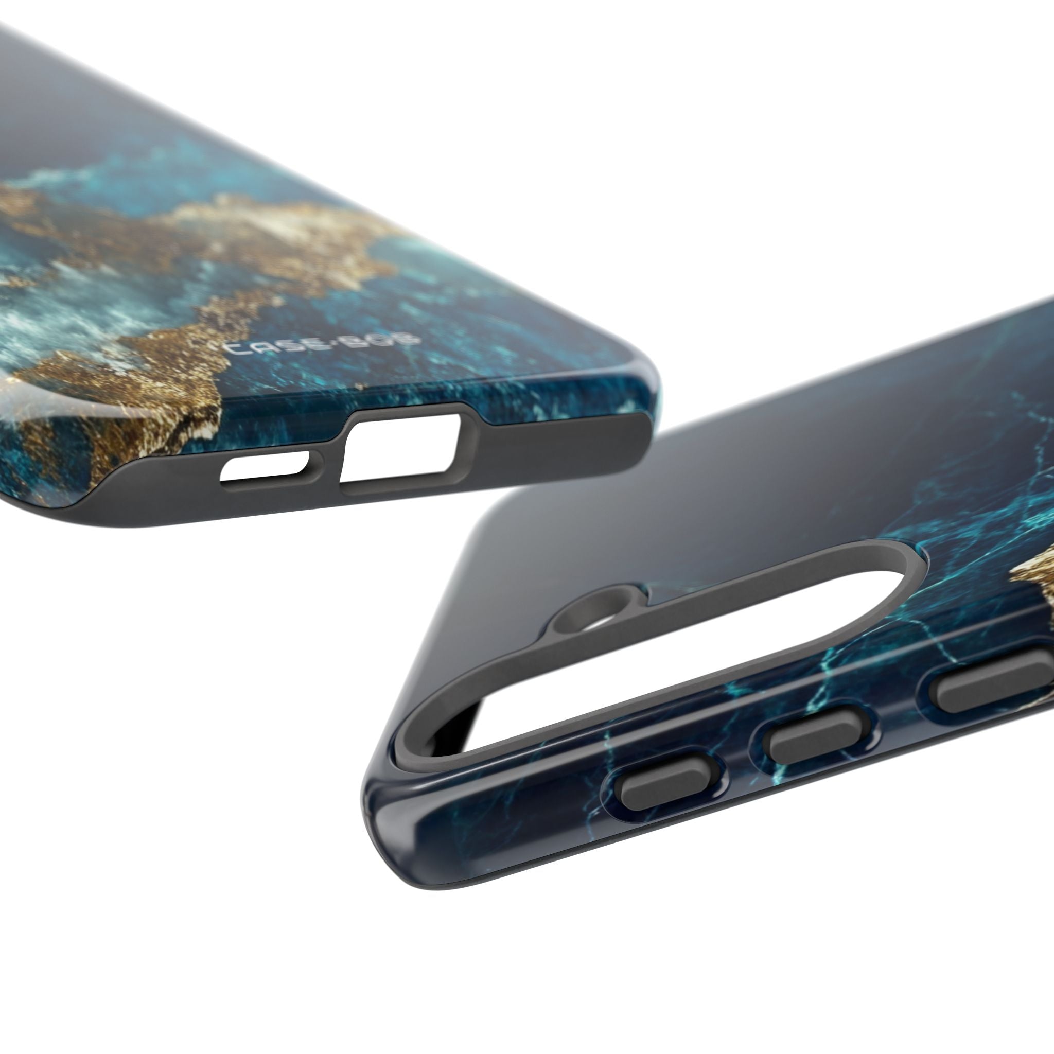 Jagged Gold Split Samsung S25 Plus Case - Tough