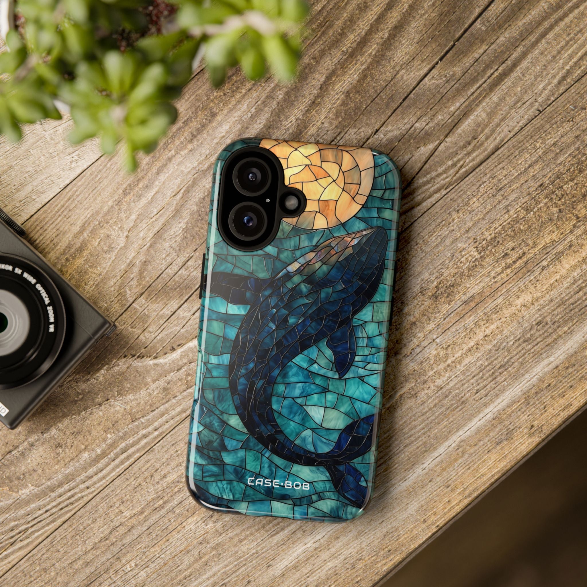 Celestial Whale iPhone 16 Plus Case - Tough