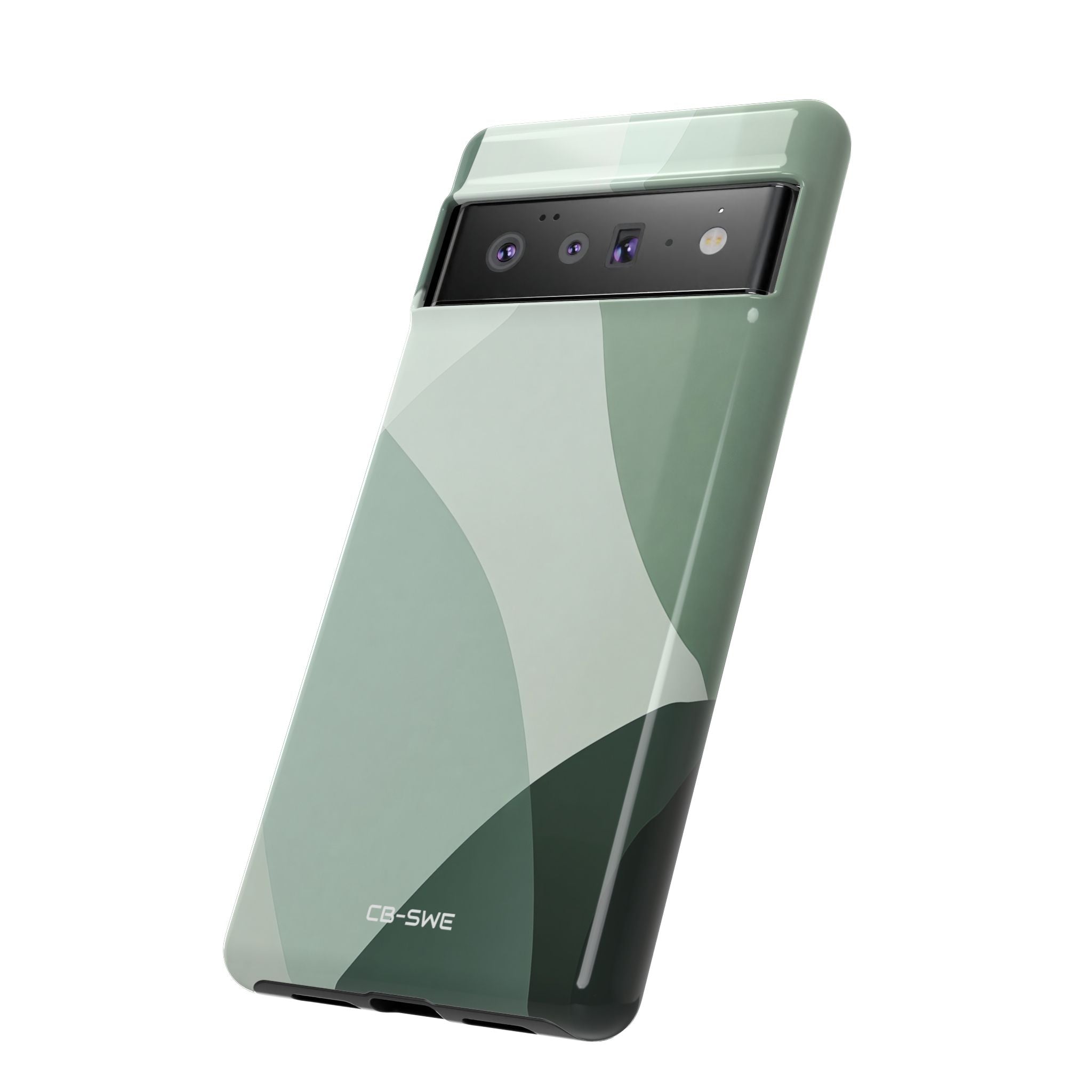 Flowing Green Harmony - Google Pixel Case