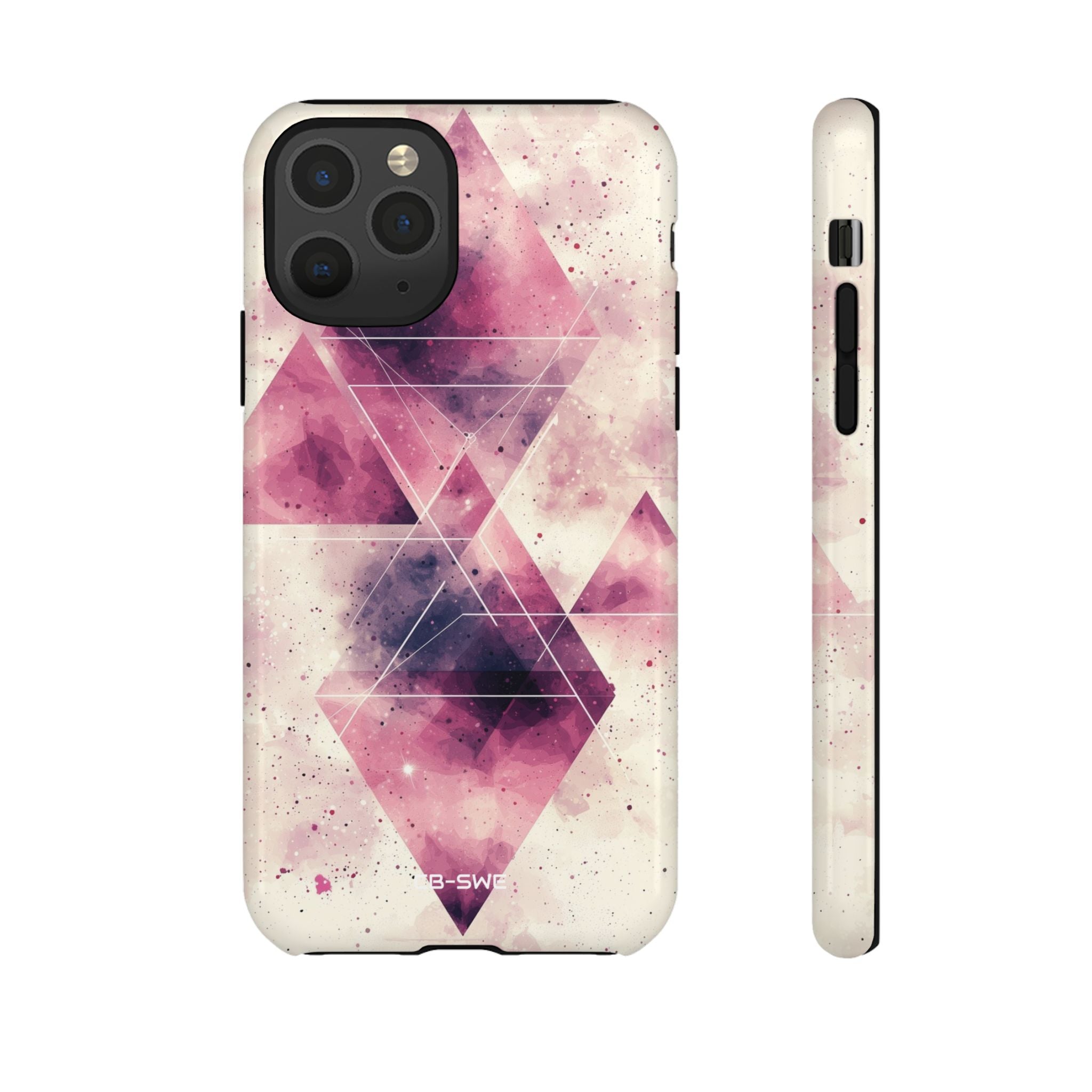 Triangles Overlap Serenity - iPhone Case