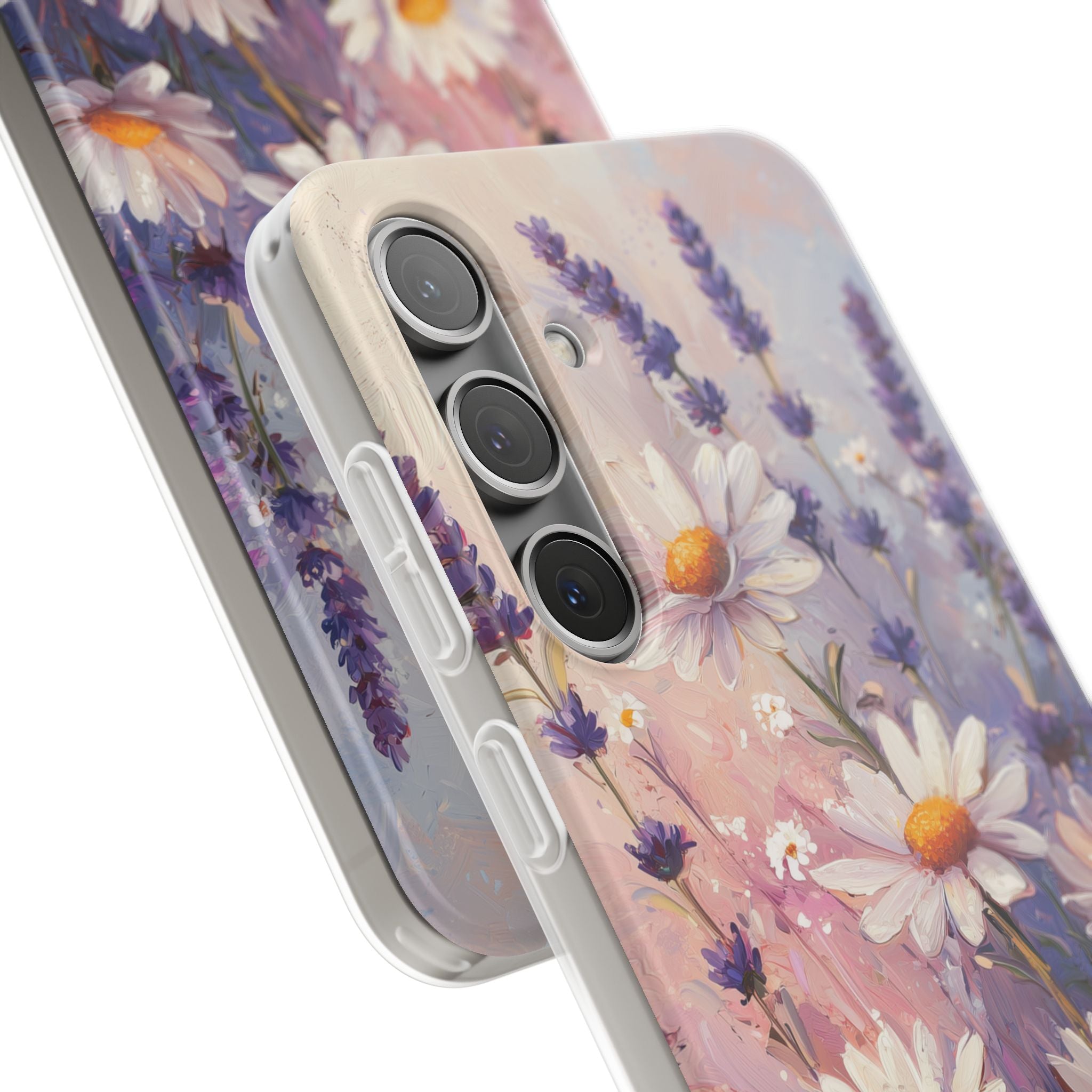 Daisy Lavender Bloom Samsung S24 Plus Case - Soft