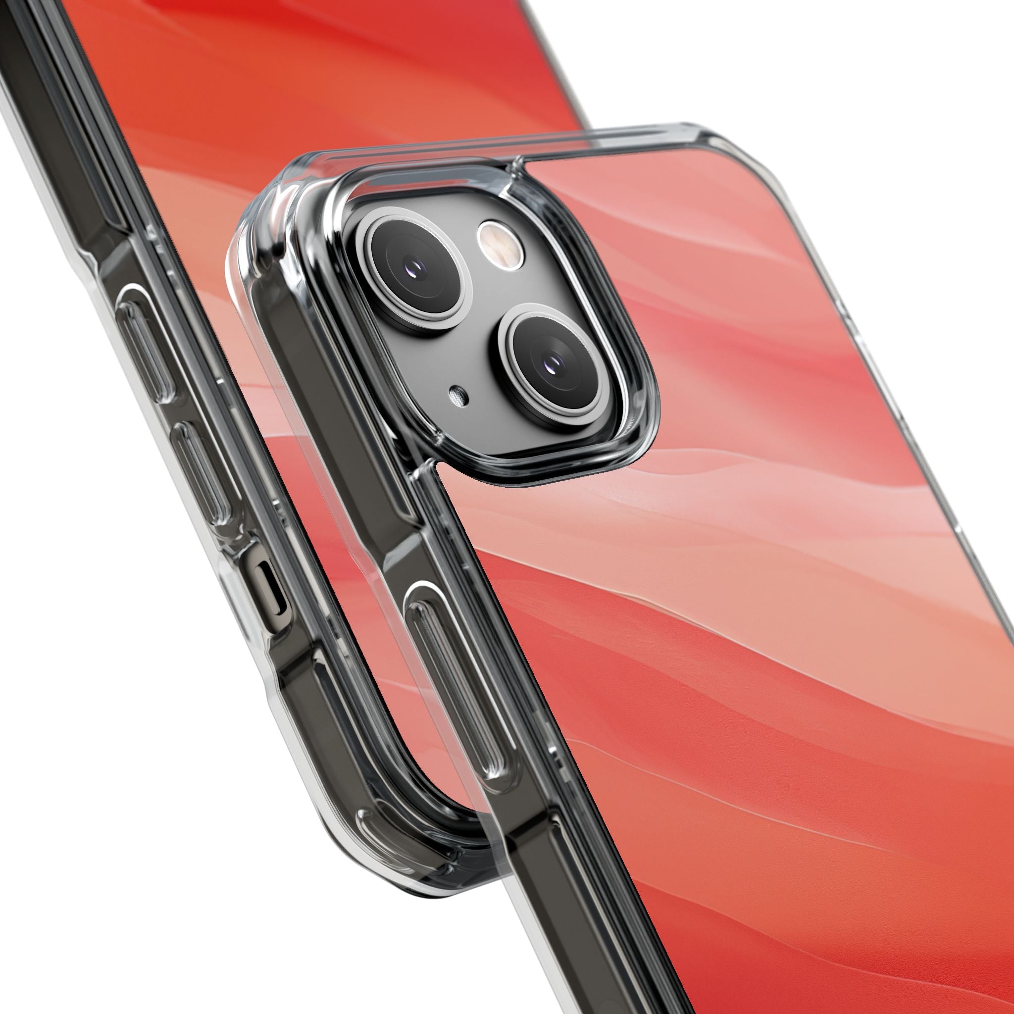 Flowing Coral Waves iPhone 14 - Impact Clear+