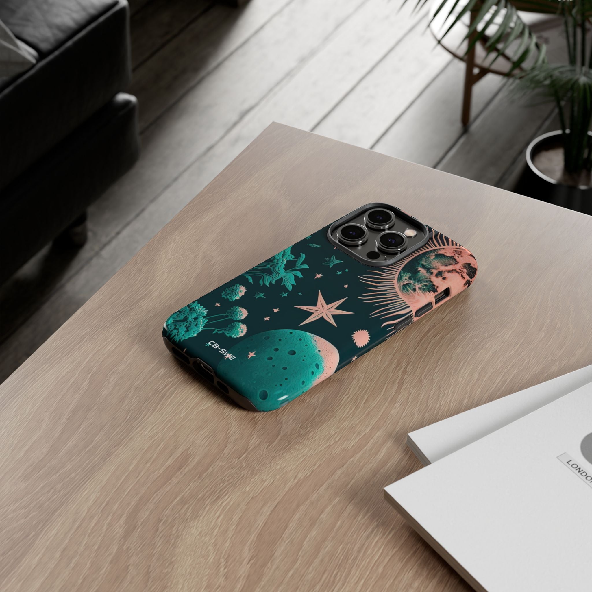 Celestial Botanical Night - iPhone Case