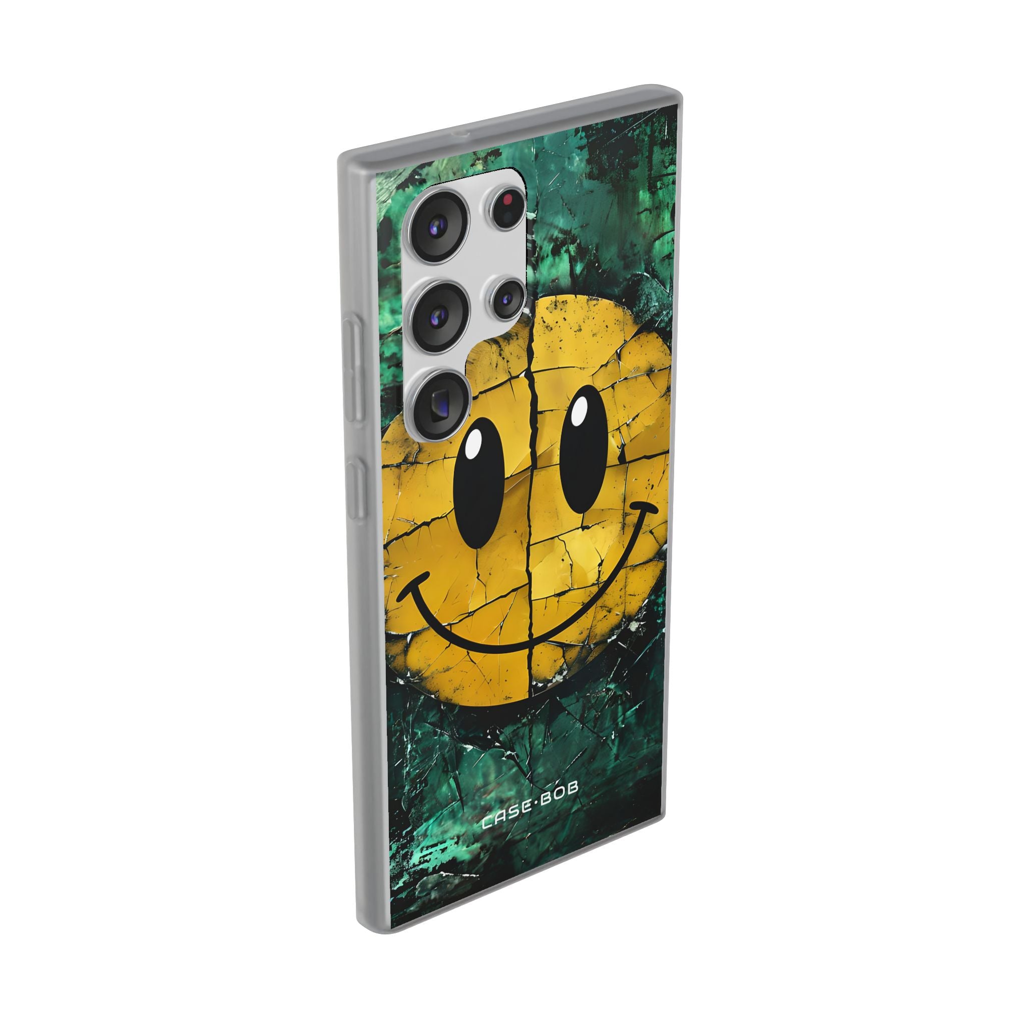 Cracked Smiley Samsung S23 Ultra Case - Soft