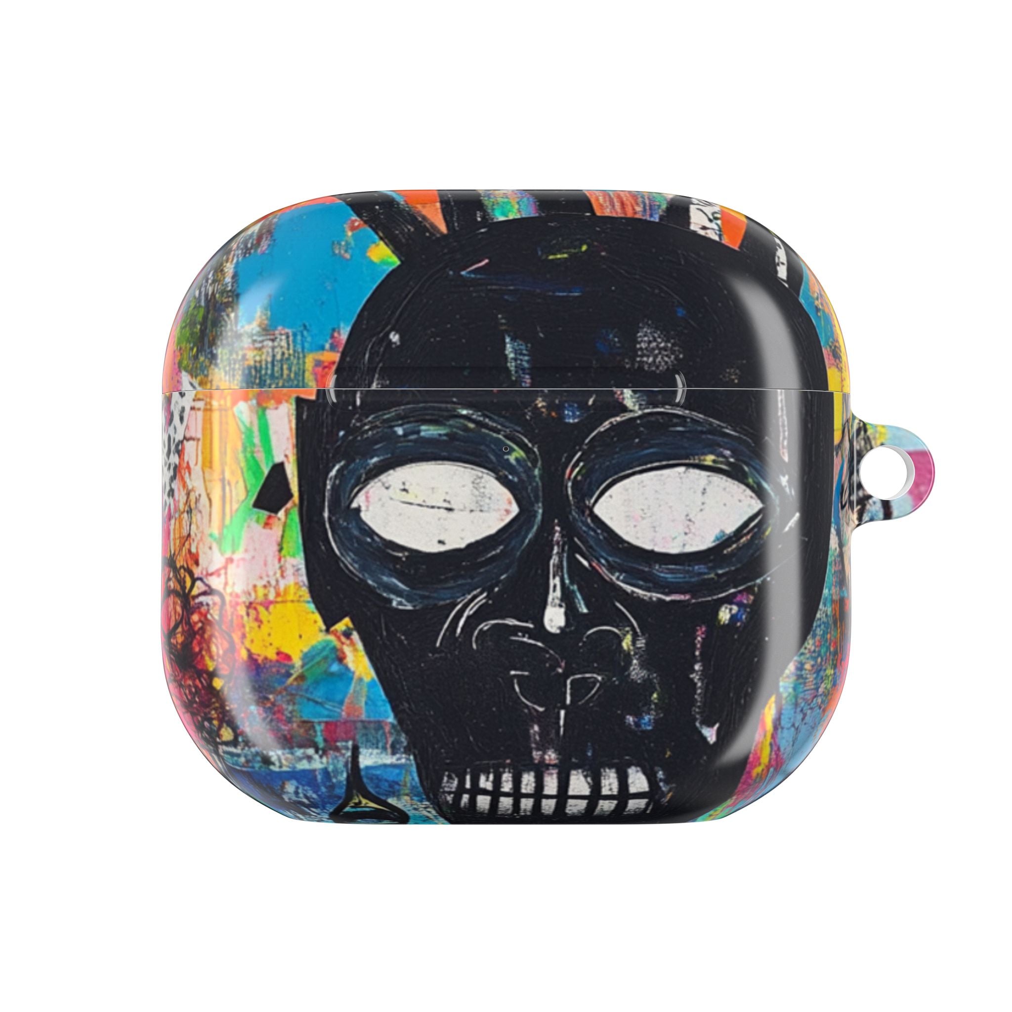 Neon Skull Burst - AirPods Case