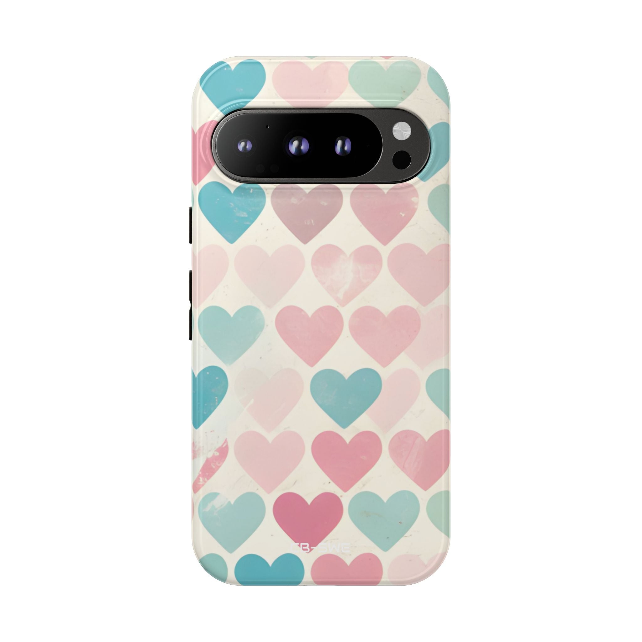 Retro Hearts Symmetry - Google Pixel Case