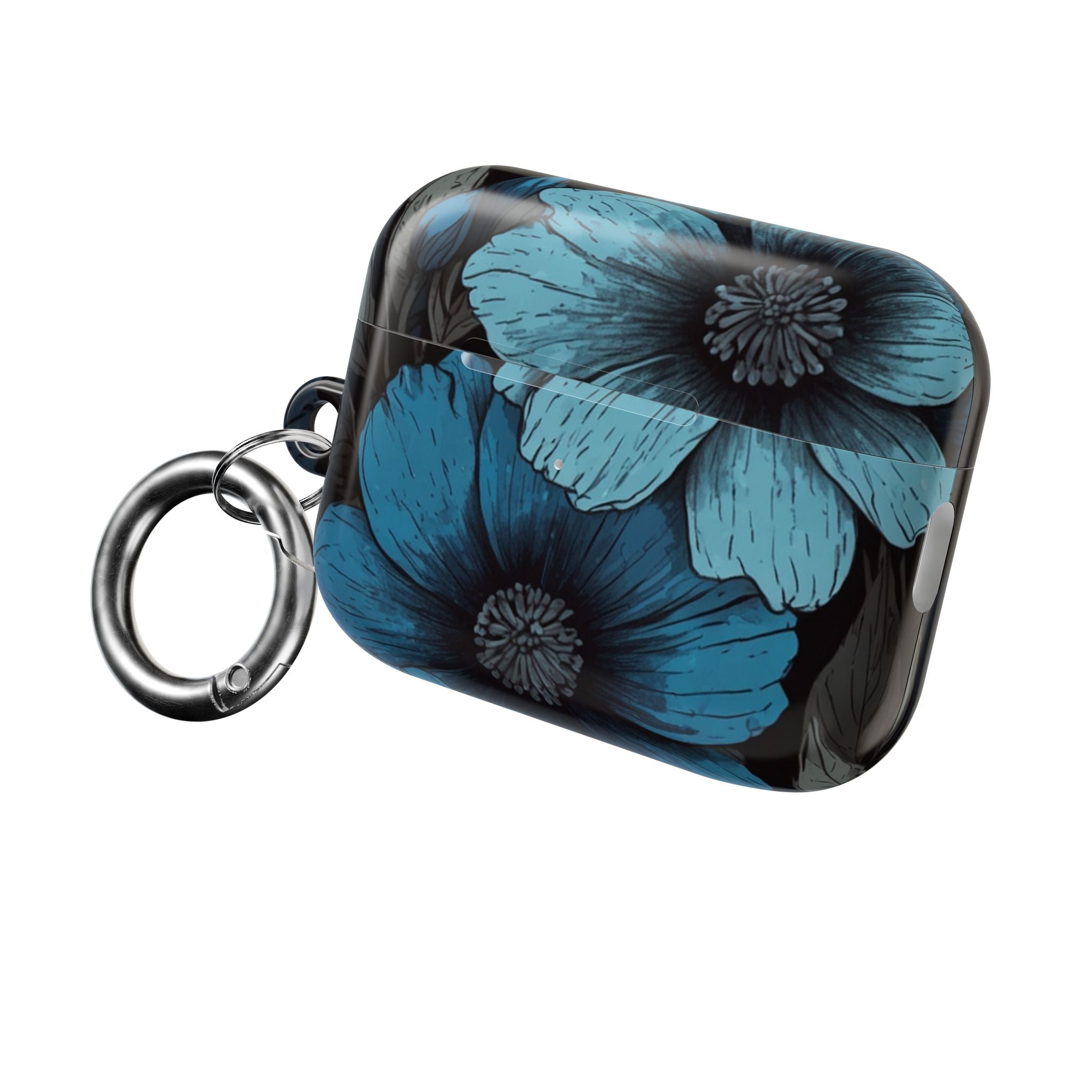 Blue Petal Bloom - AirPods Case