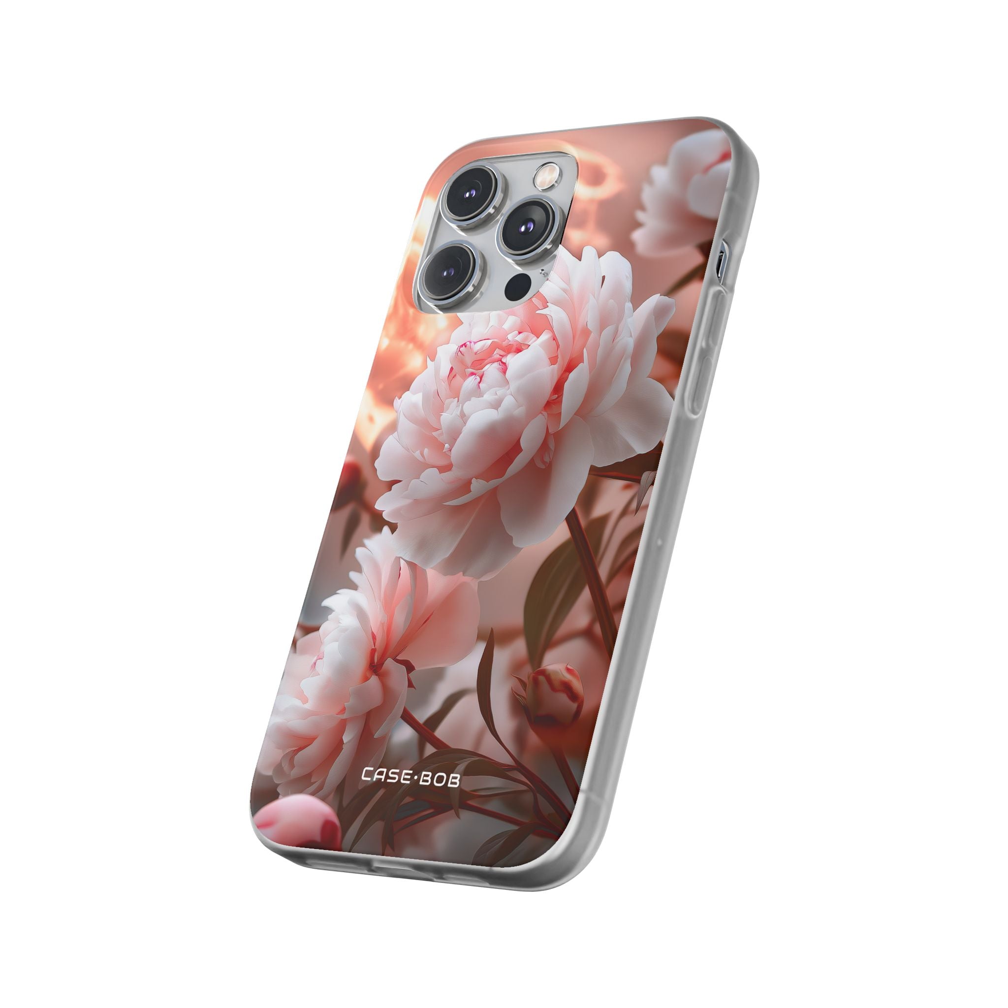 Peony Moonlight iPhone 14 Pro Max Case - Soft