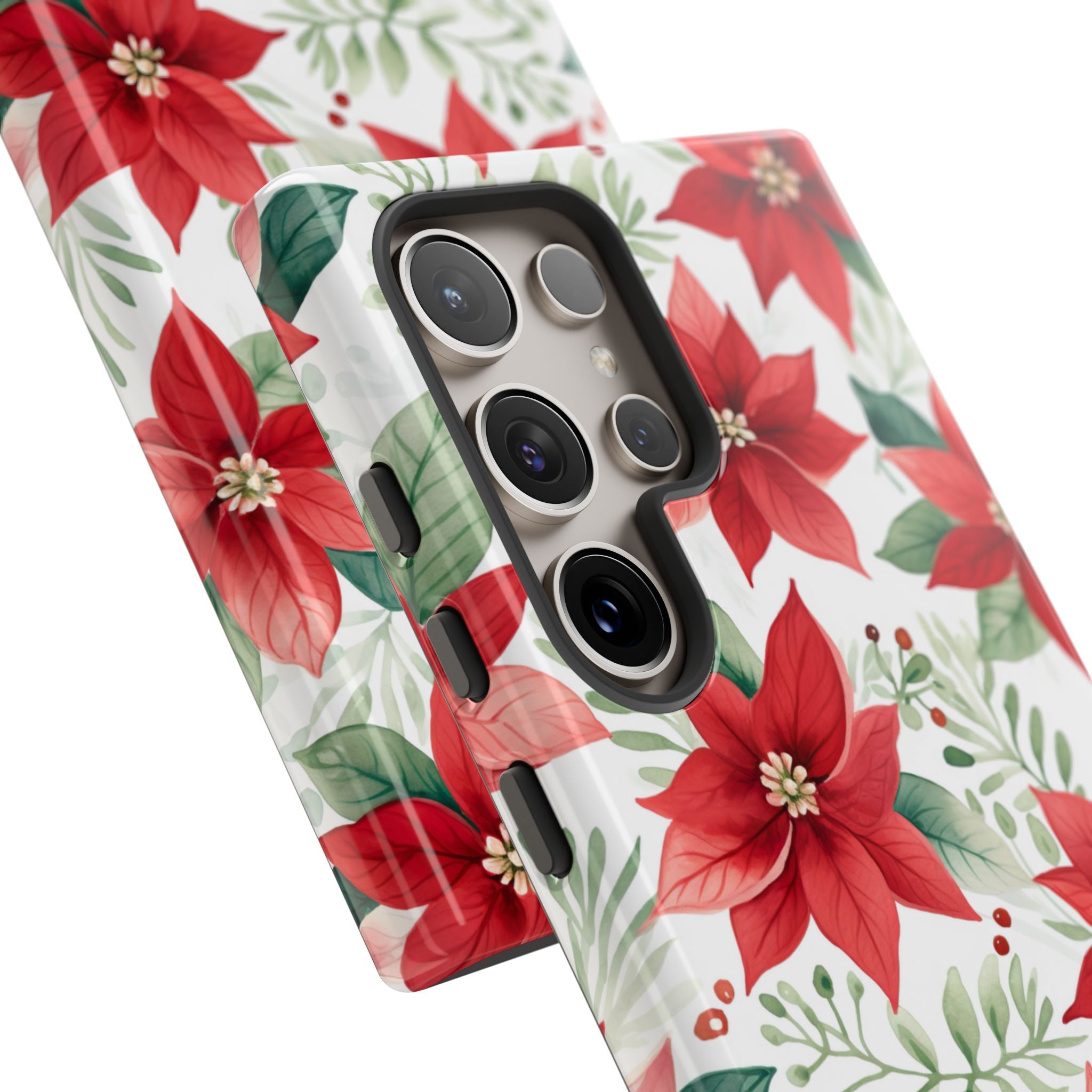 Poinsettias Bloom Bright - Samsung Case