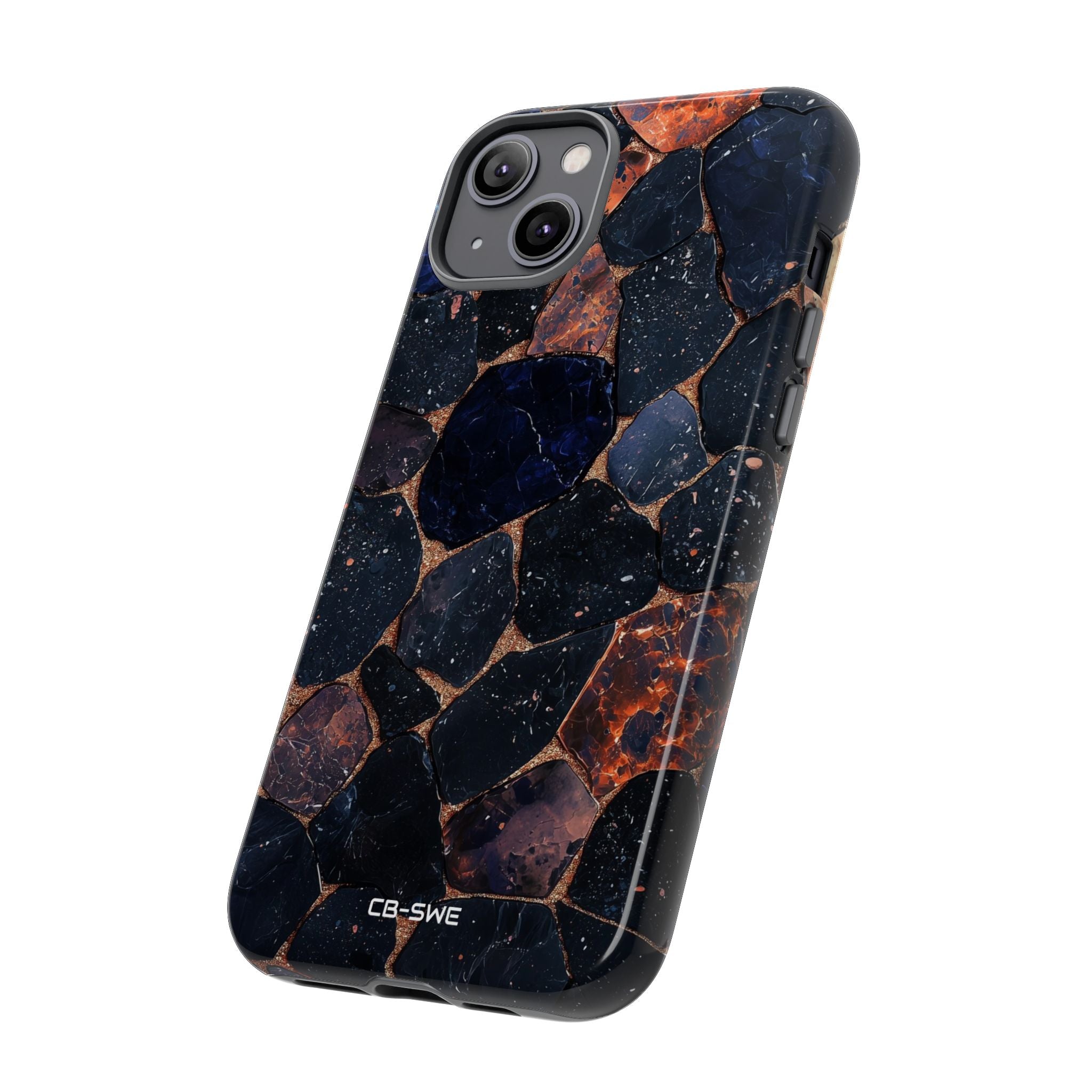 Shimmering Earth Fragments - iPhone Case