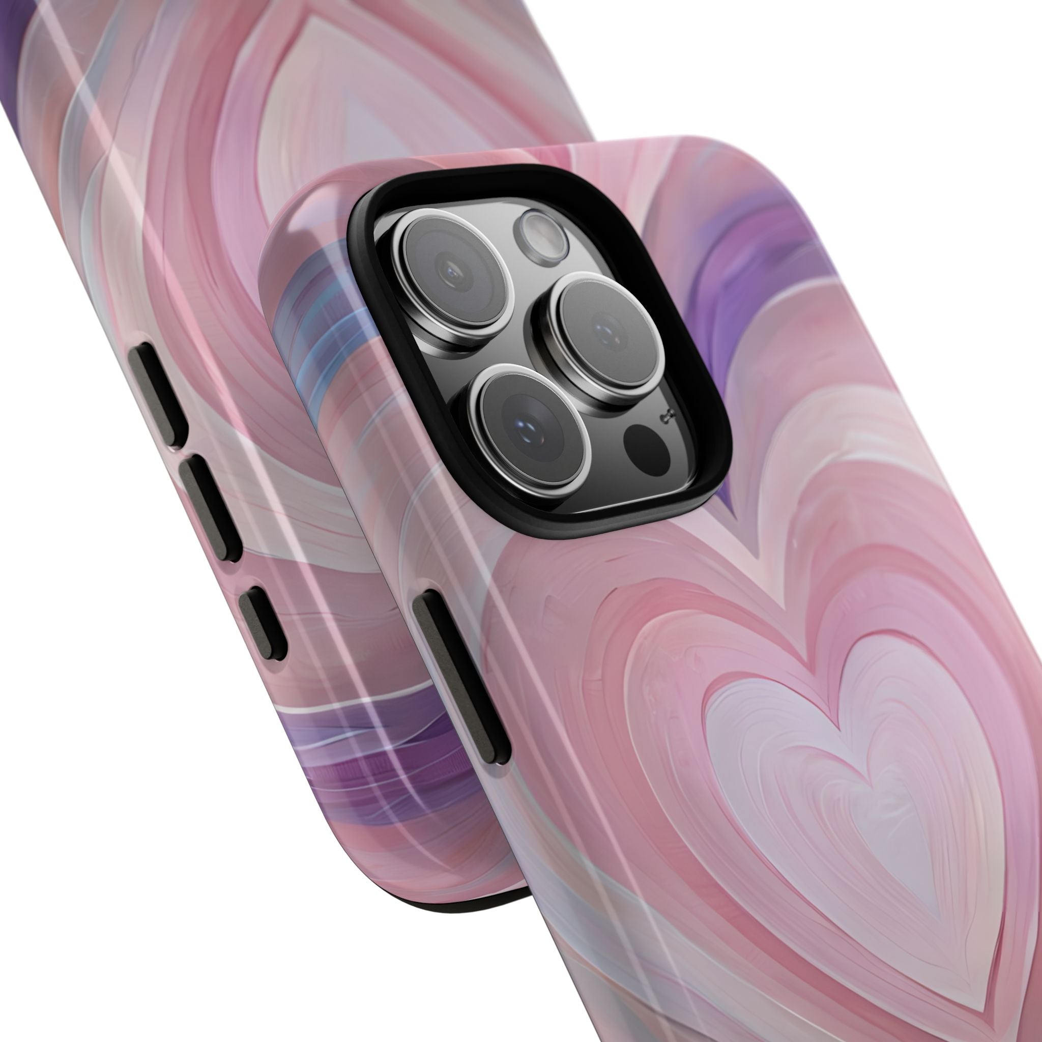 Impressionistic Heart Layers - iPhone Case