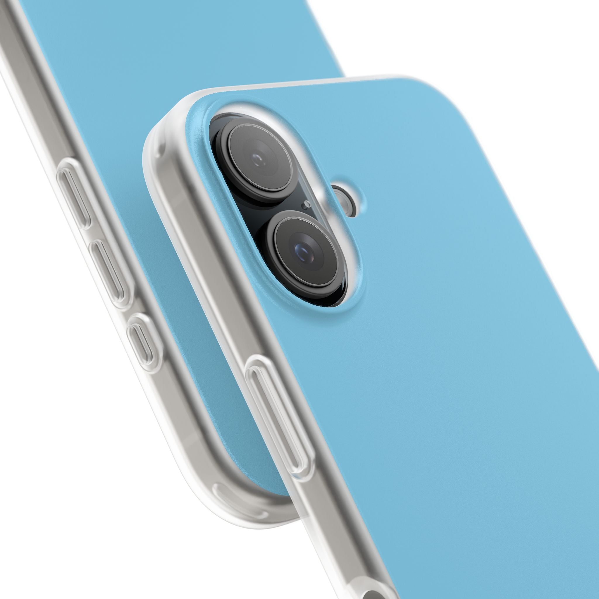 Himmelblaue iPhone-Hülle - Flexi