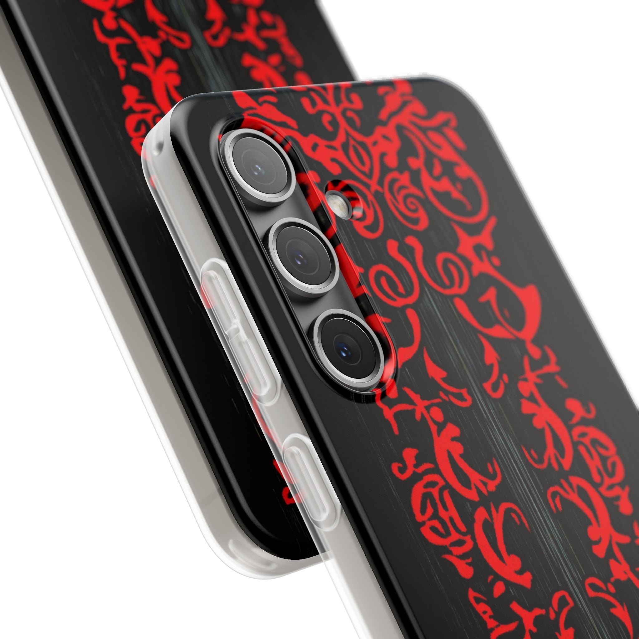 Crimson Spiral Samsung S24 Case - Soft
