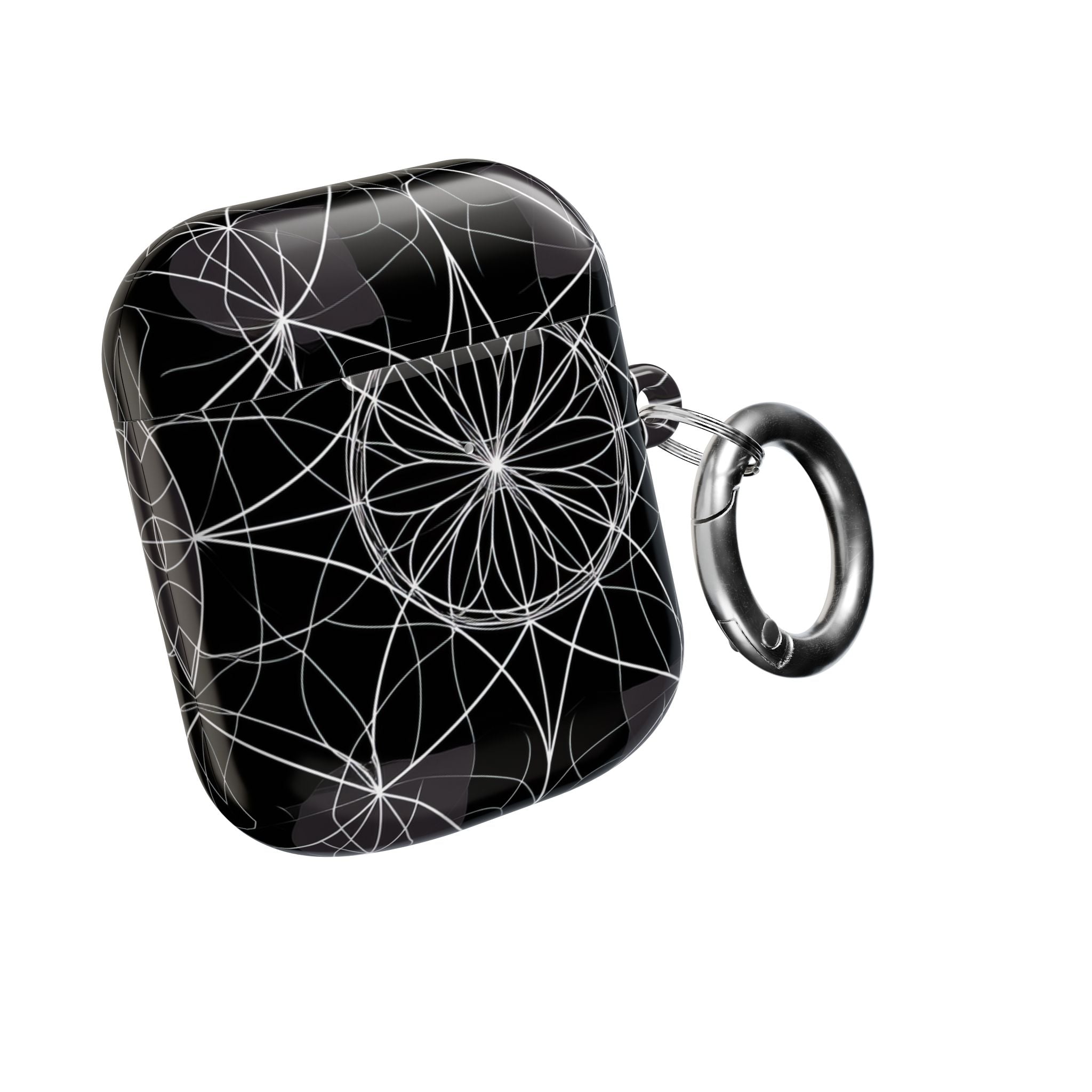 White Mandala Radiance - AirPods Case