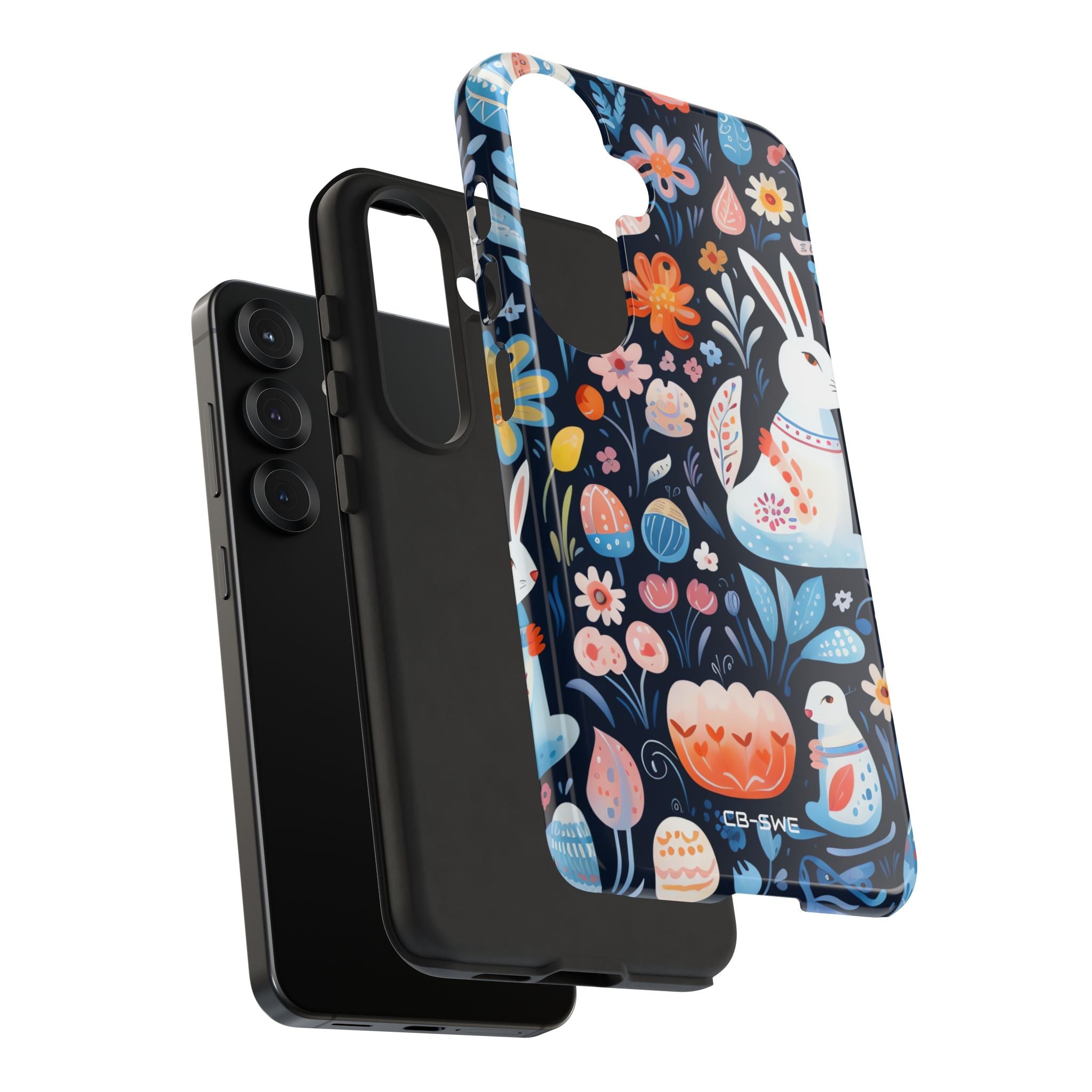 Bunnies Play Among Flowers - Samsung Case