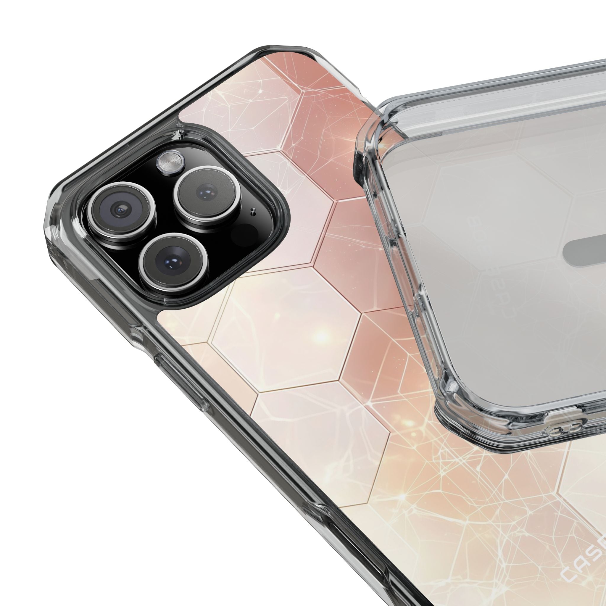 Honeycomb Glow iPhone 16 Pro Max Case - Impact