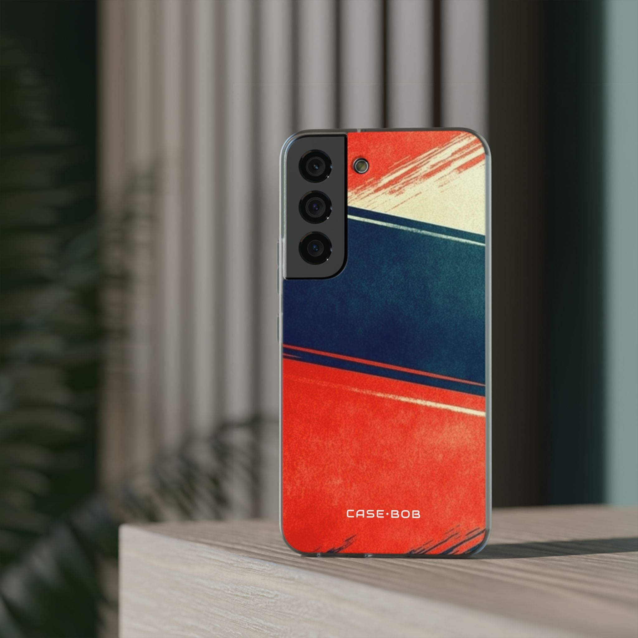 Blue Diagonal Motion Samsung S22 - Soft