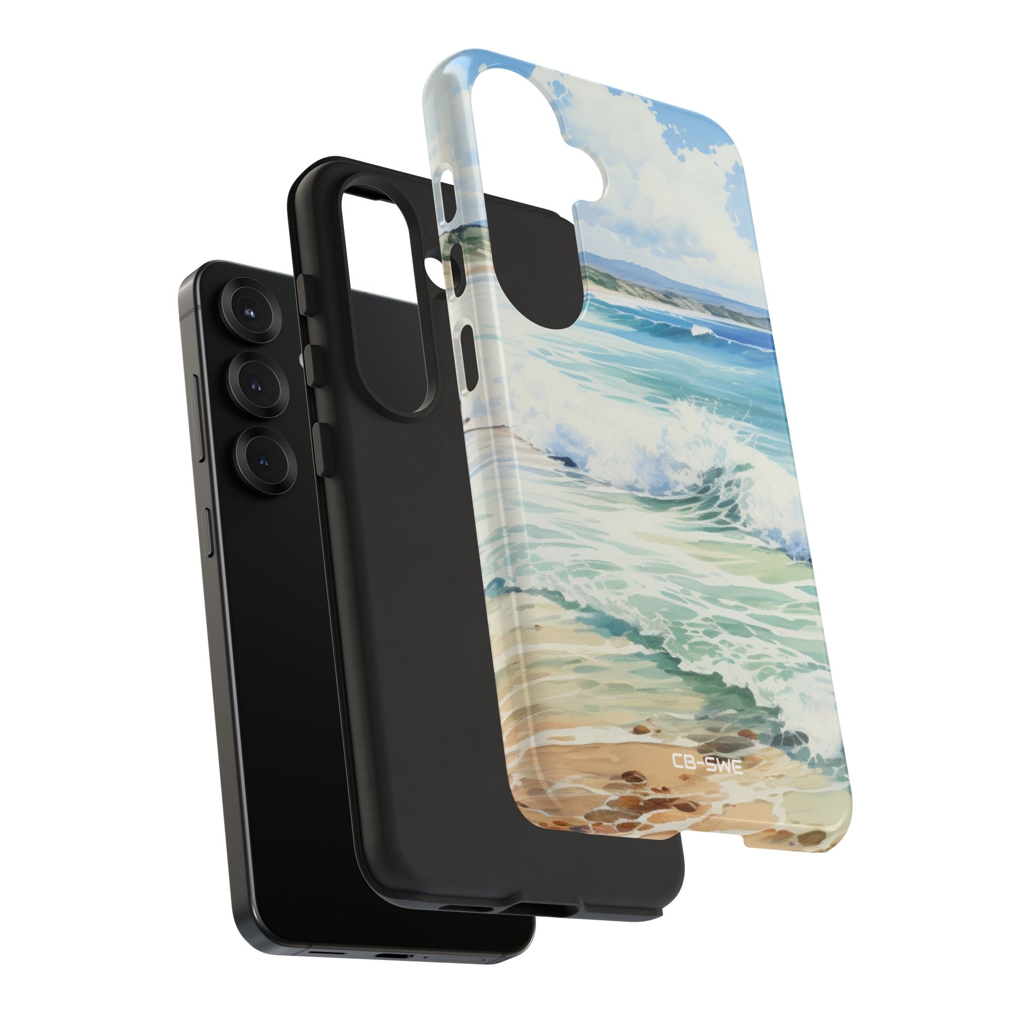 Serene Coastal Watercolors - Samsung Case