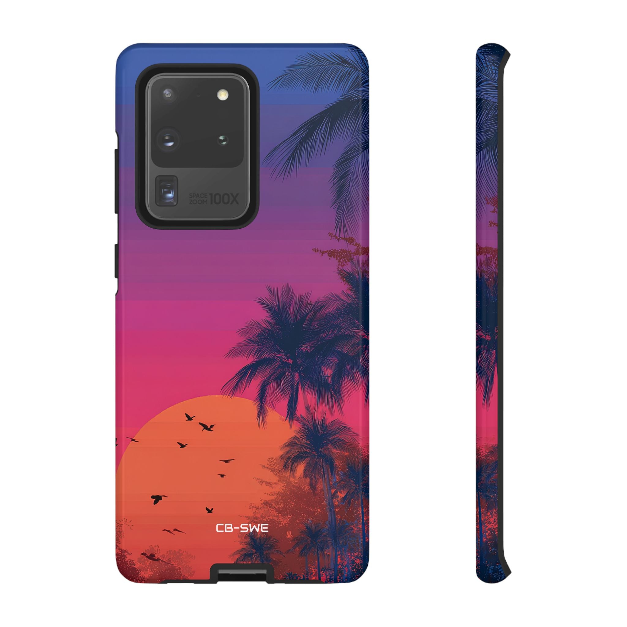 Tropical Sunset Silhouettes - Samsung Case