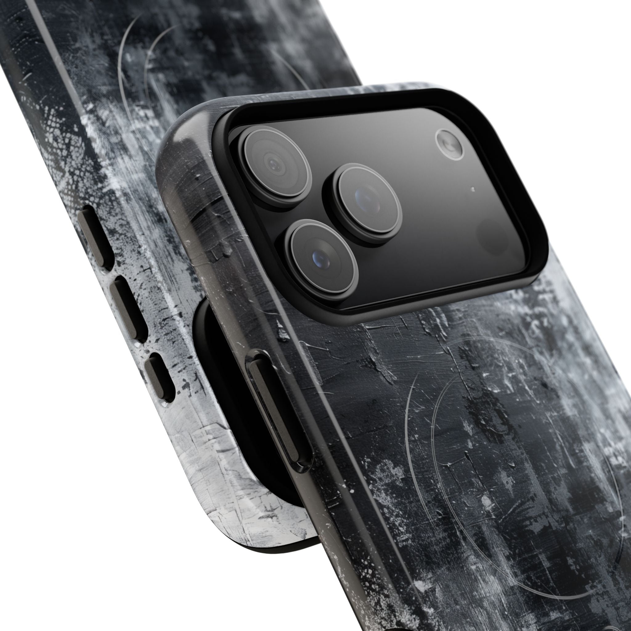 Textured Blackscape iPhone 17 Pro Max Case - Tough+