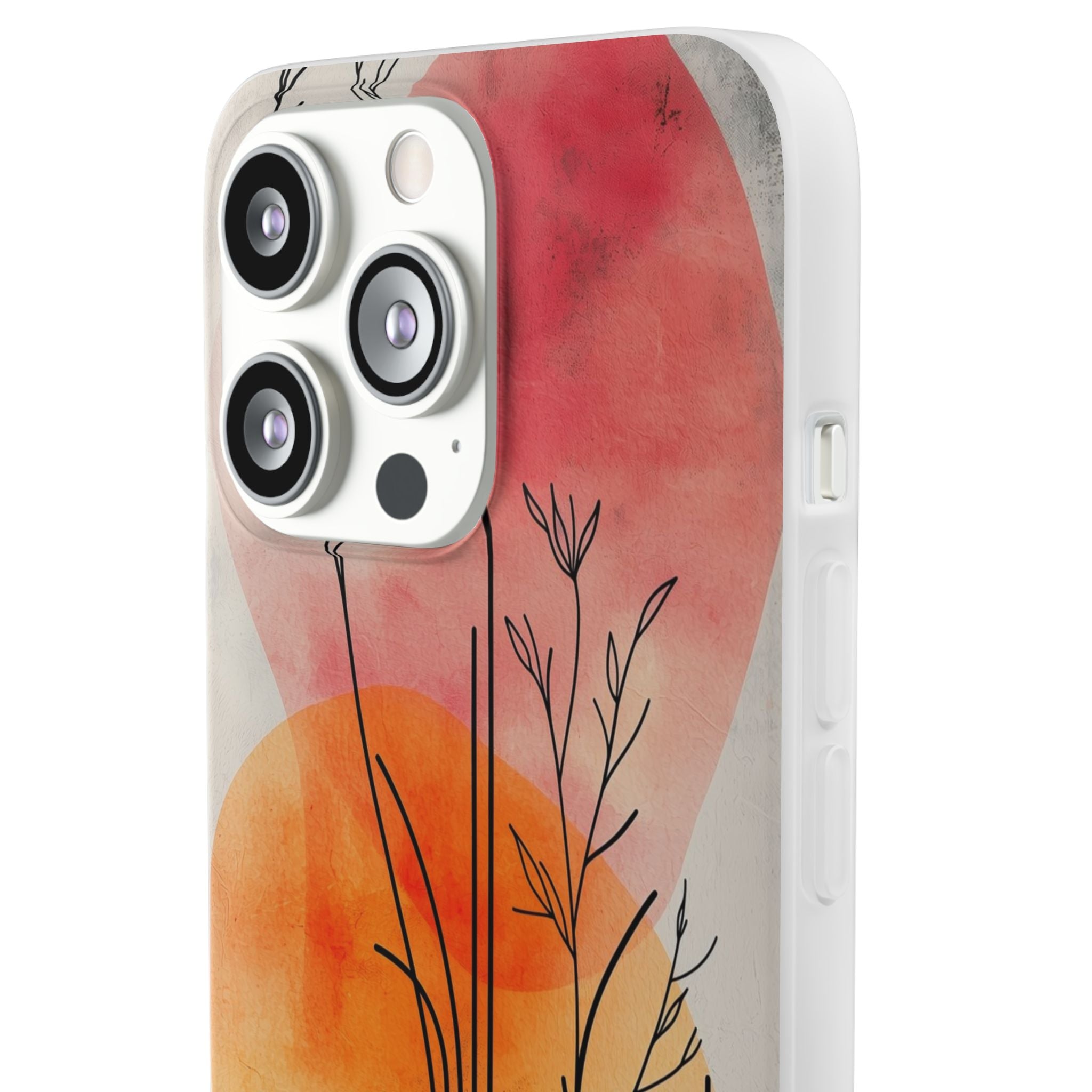 Curved Stem Sunset iPhone 13 Pro - Soft