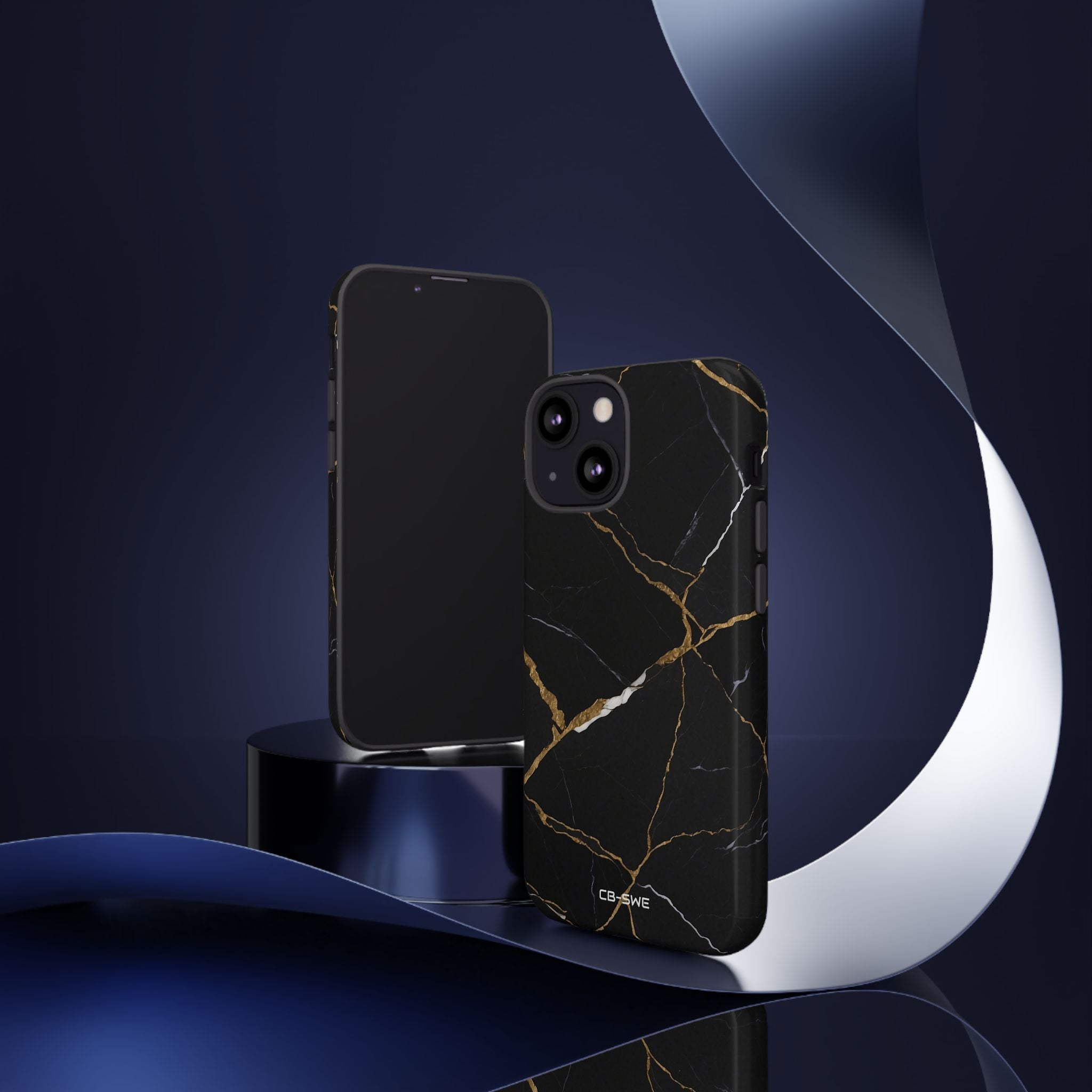Golden Veins Emerge - iPhone Case