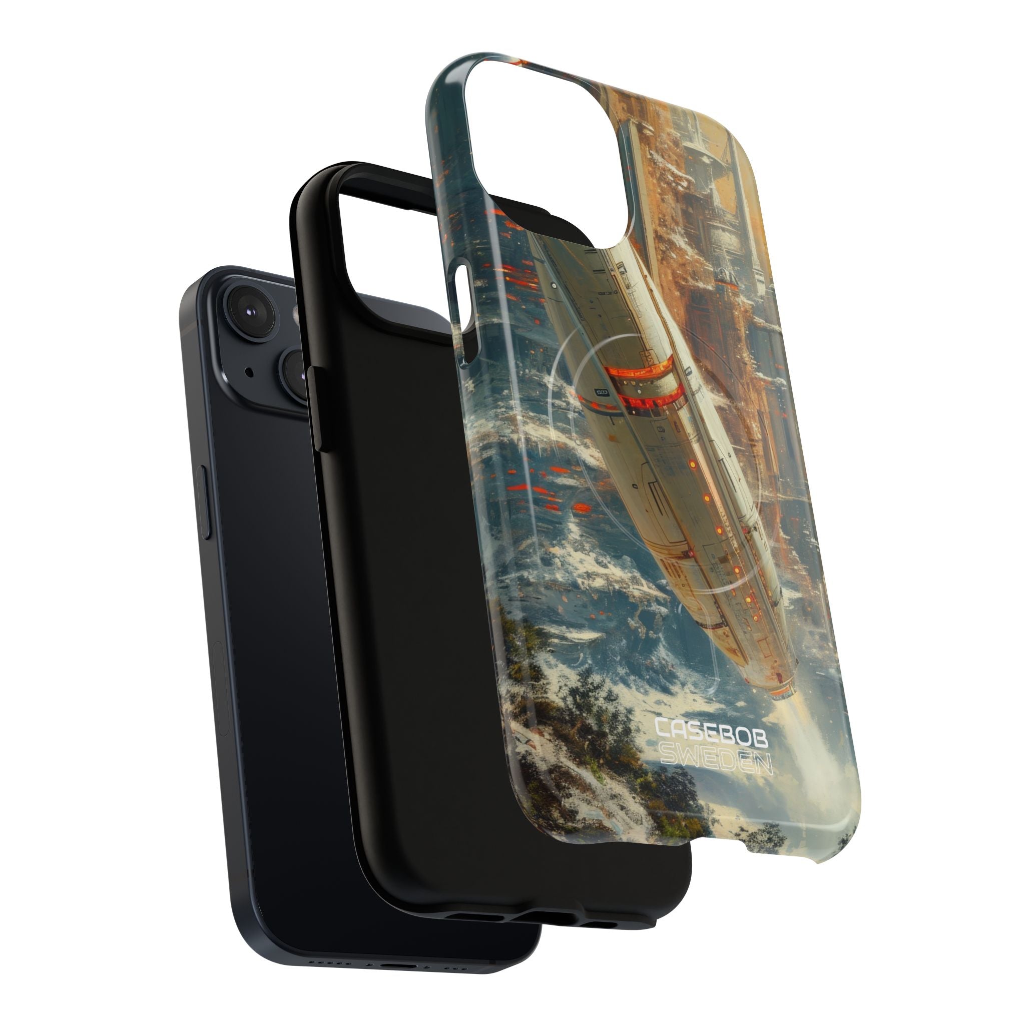 Futuristic Forest Voyage iPhone 14 - Tough+
