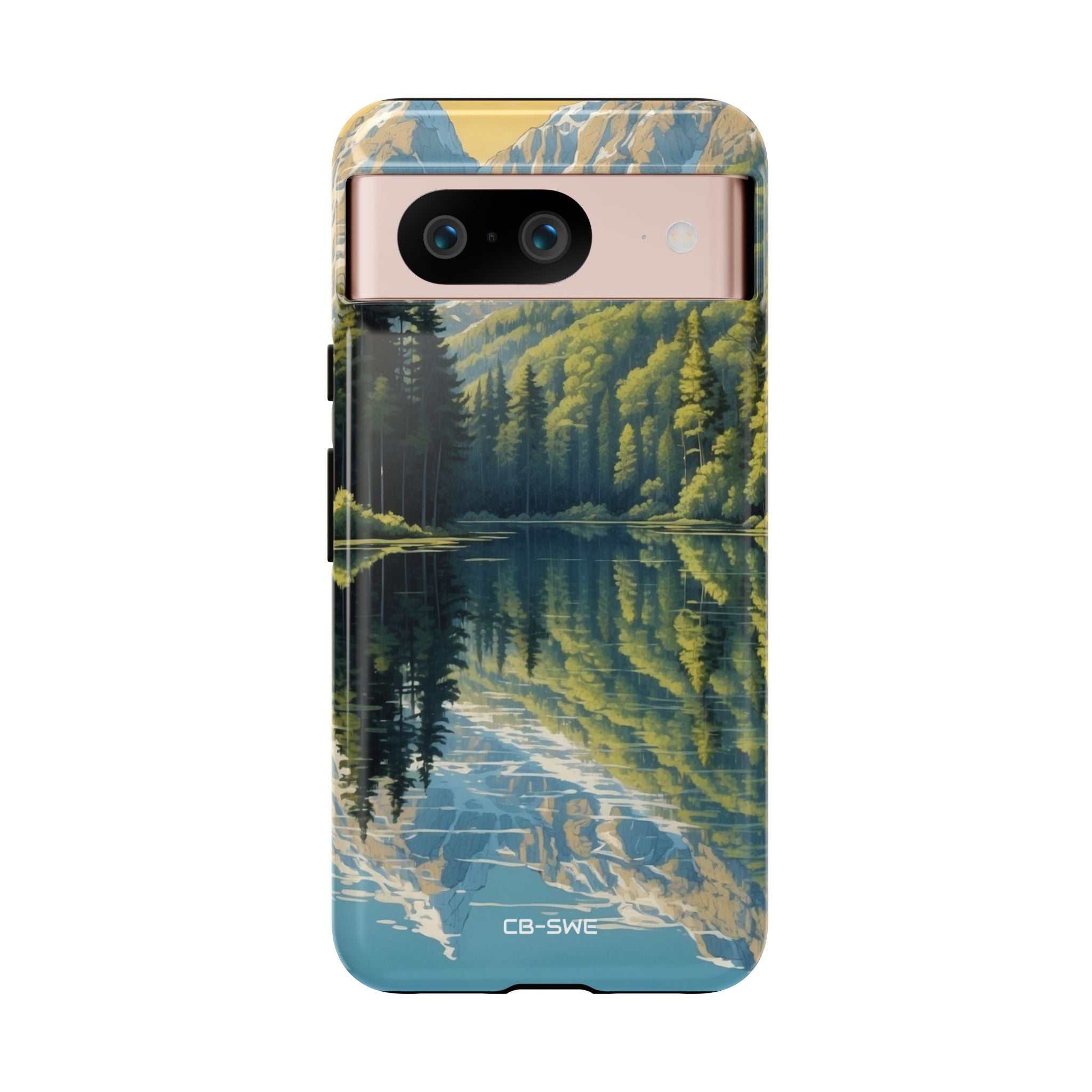 Mountain Peaks Reflect - Google Pixel Case