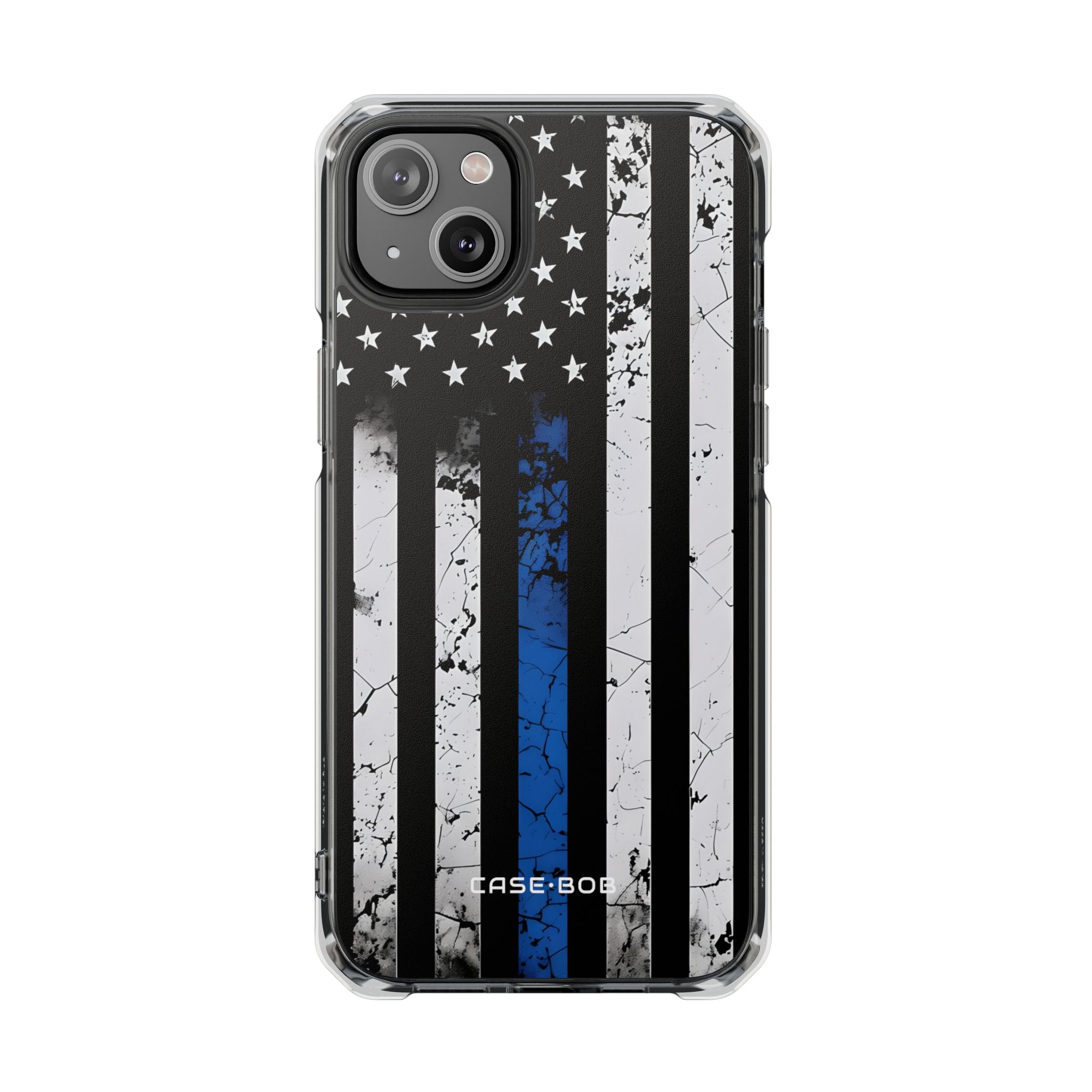 Blue Stripe Flag iPhone 14 Plus Case - Impact