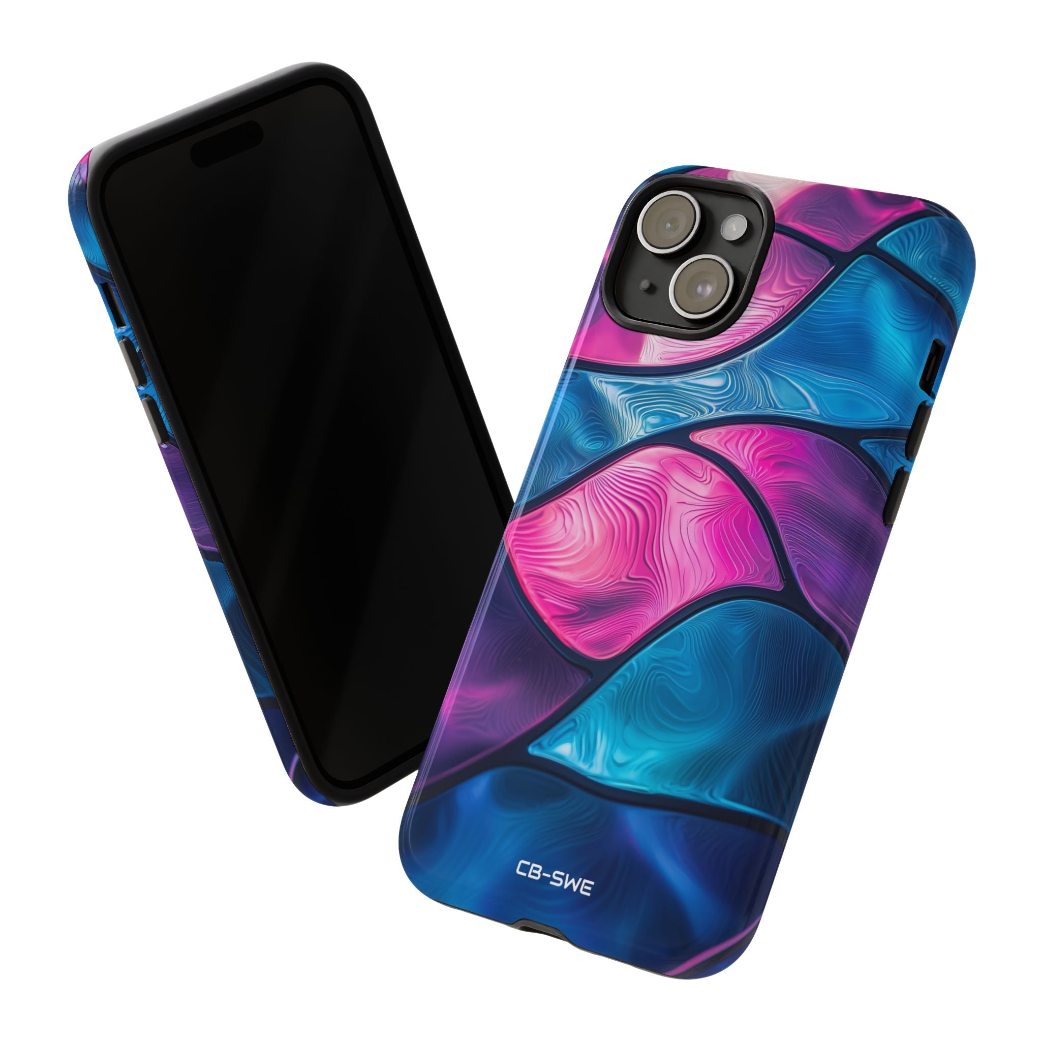 Shimmering Waves Flow - iPhone Case