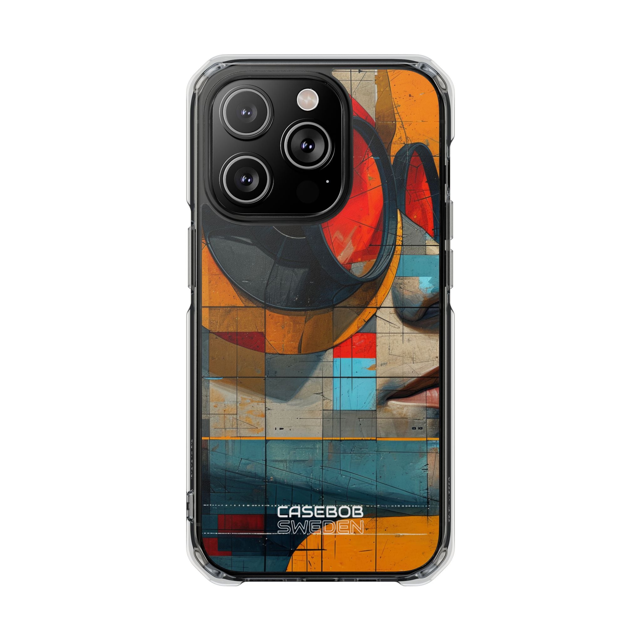 Futuristische Cubistische Visies iPhone 14 - Impact Clear+