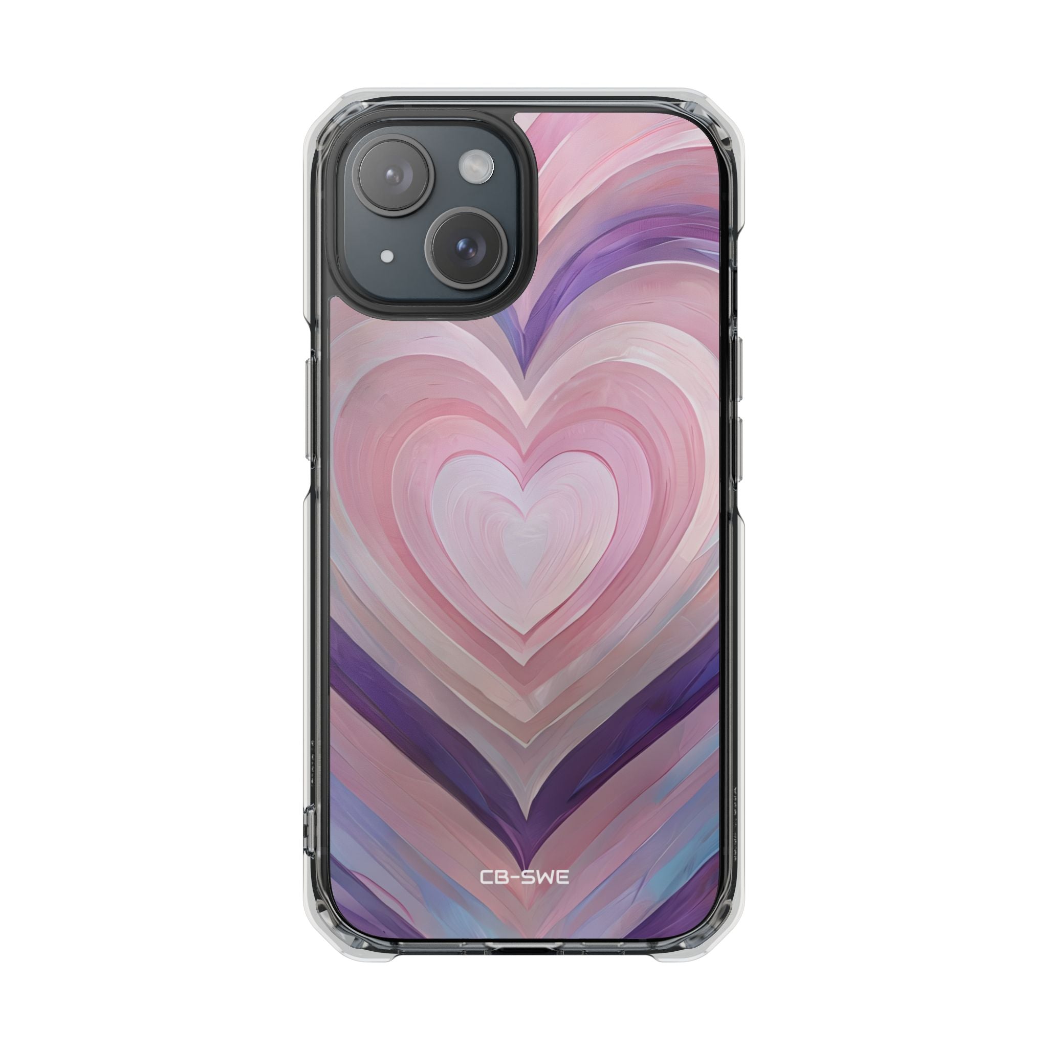 Impressionistic Heart Layers iPhone Case - Impact
