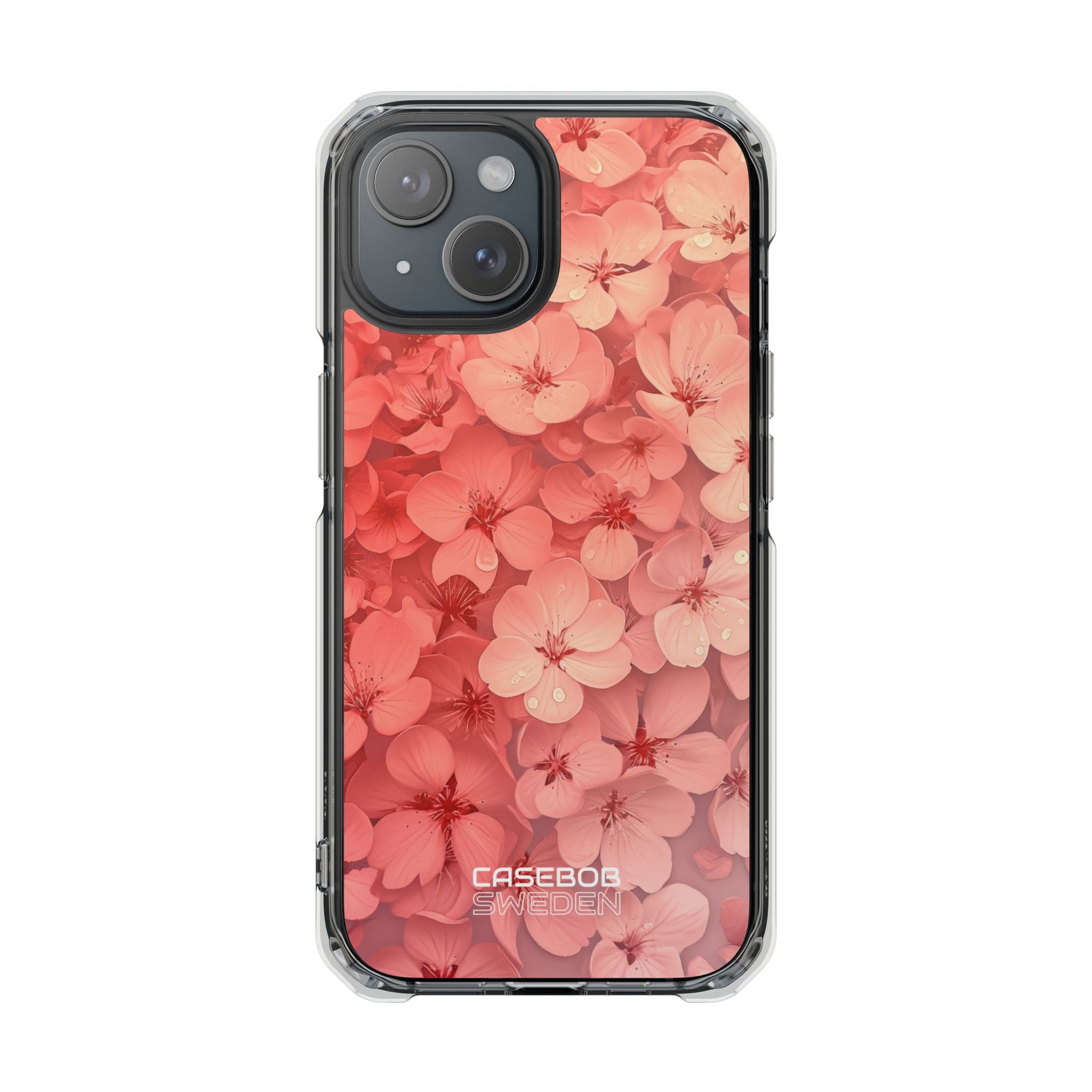 Blush Garden Bloom iPhone 15 - Impact Clear+