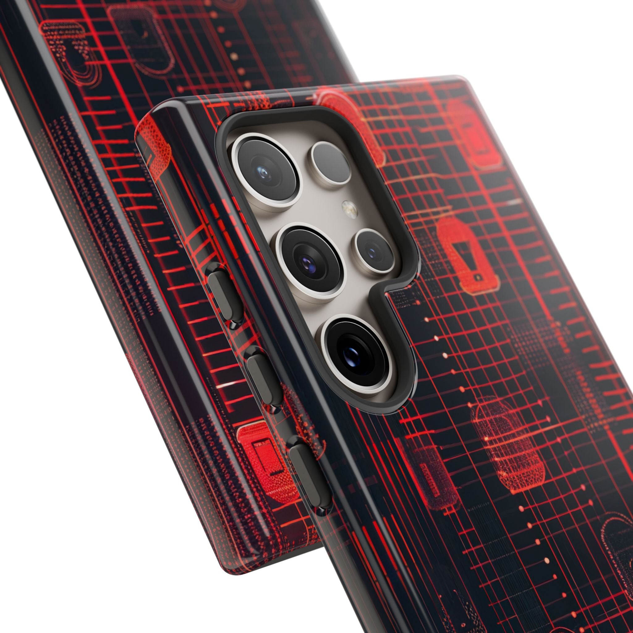 Cyber Locks Grid Samsung S24 - Tough