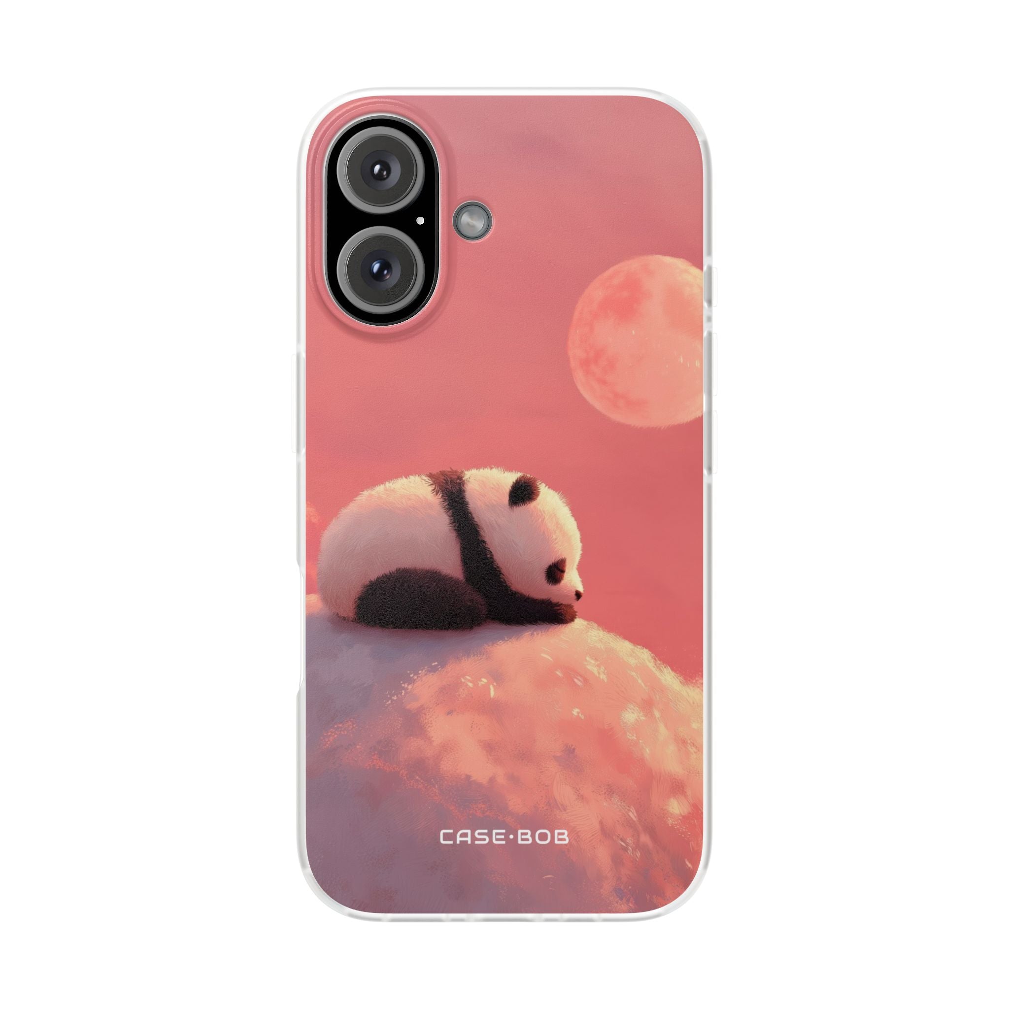 Panda Moonbeam iPhone 16 Case - Soft