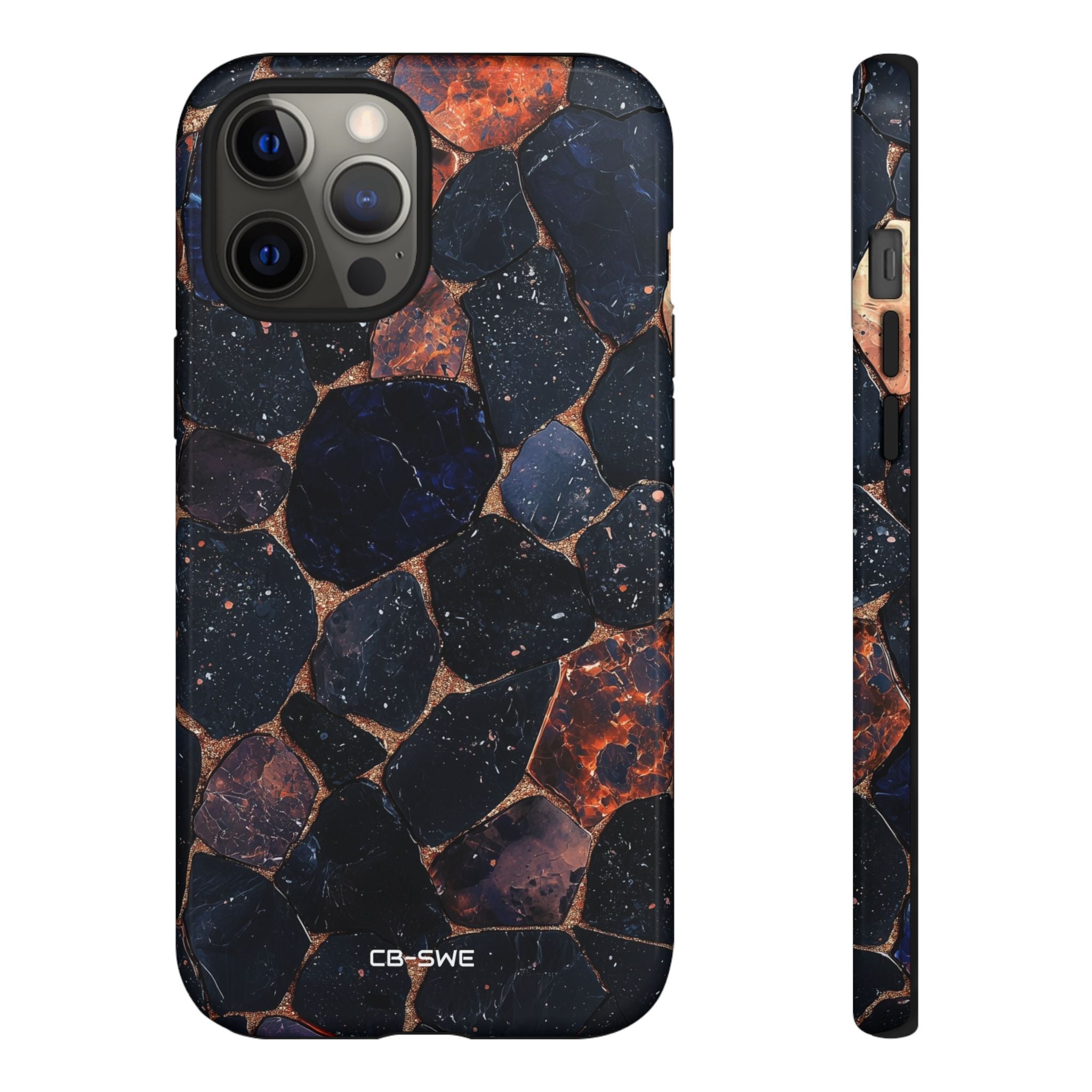 Shimmering Earth Fragments - iPhone Case