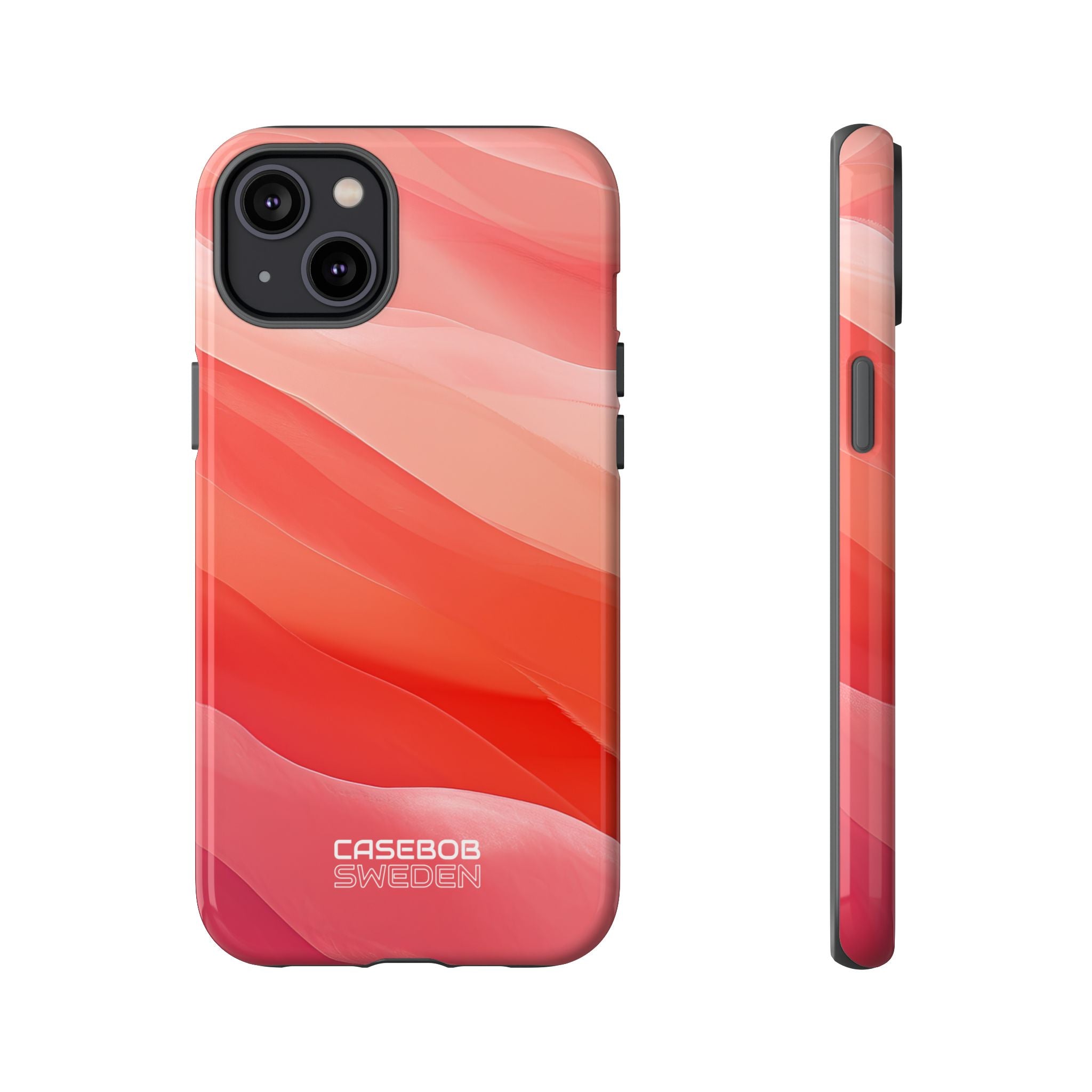 Flowing Coral Waves iPhone 14 - Tough