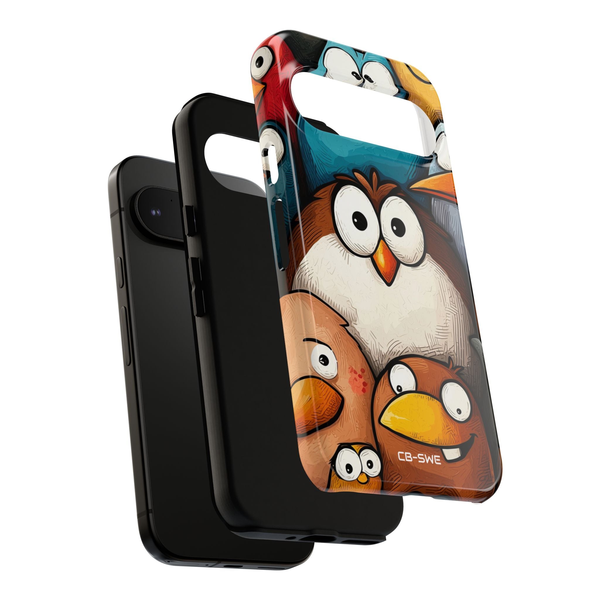 Whimsical Birds Gather - Google Pixel Case