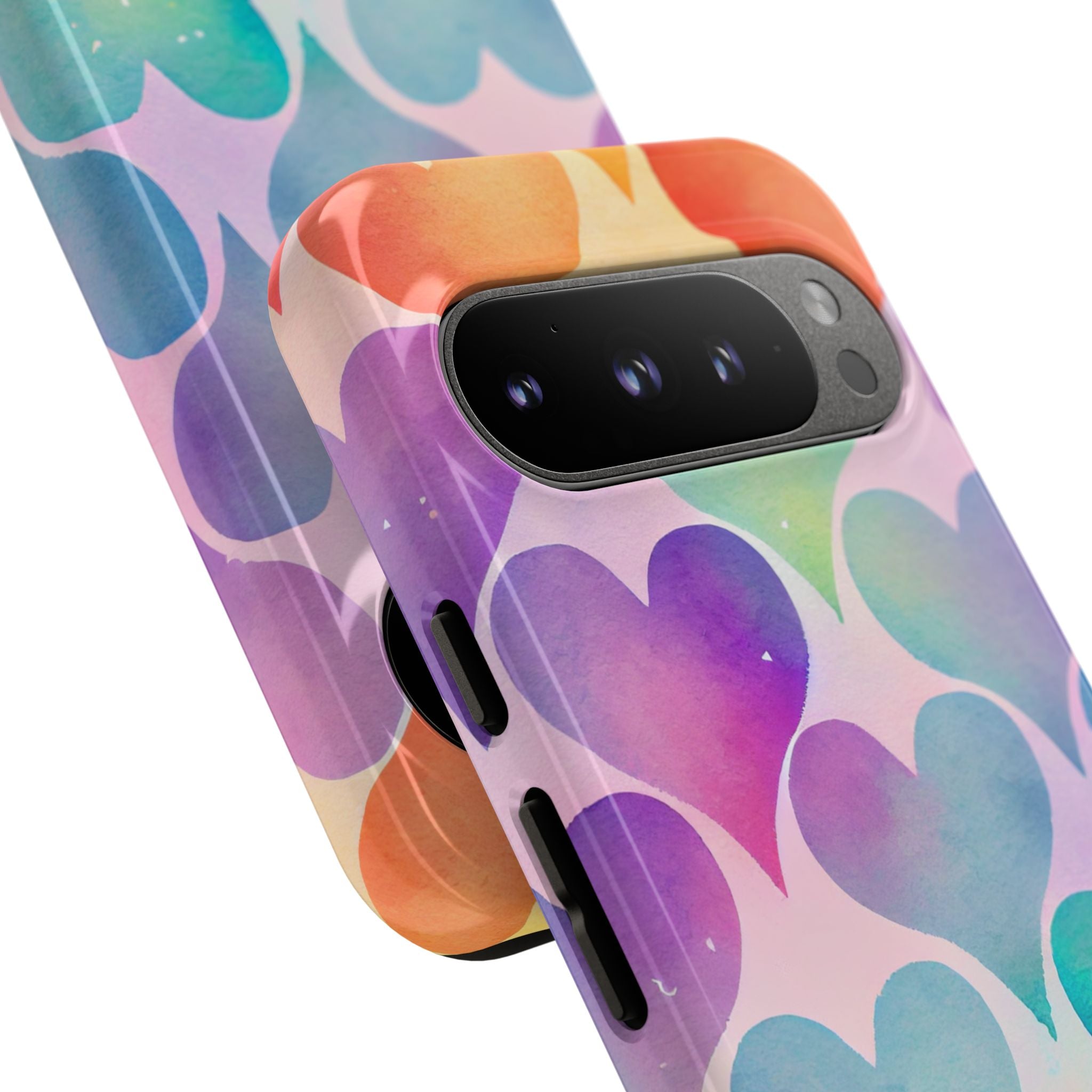 Watercolor Heart Symphony - Google Pixel Case