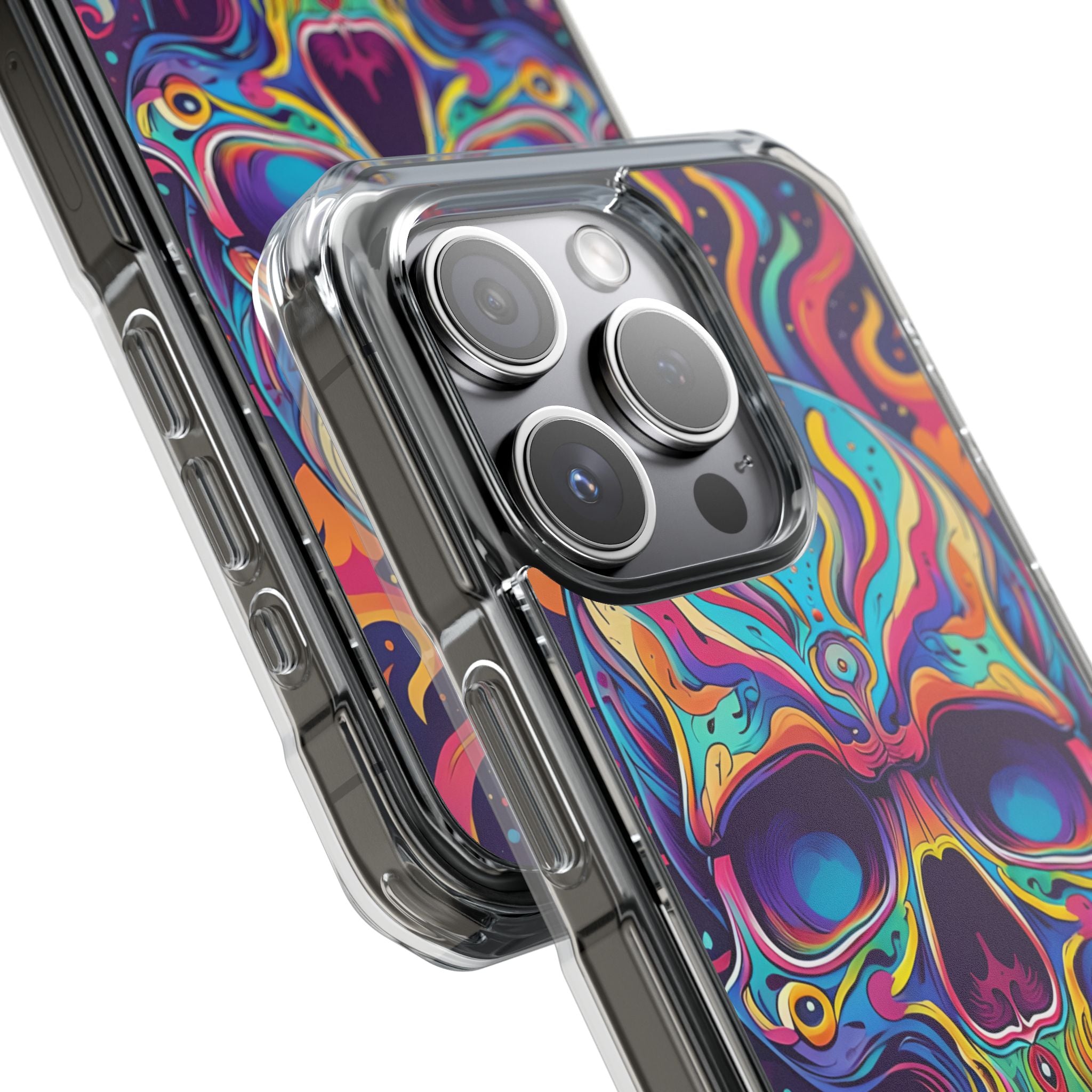 Flaming Skull iPhone 15 Pro Case - Impact