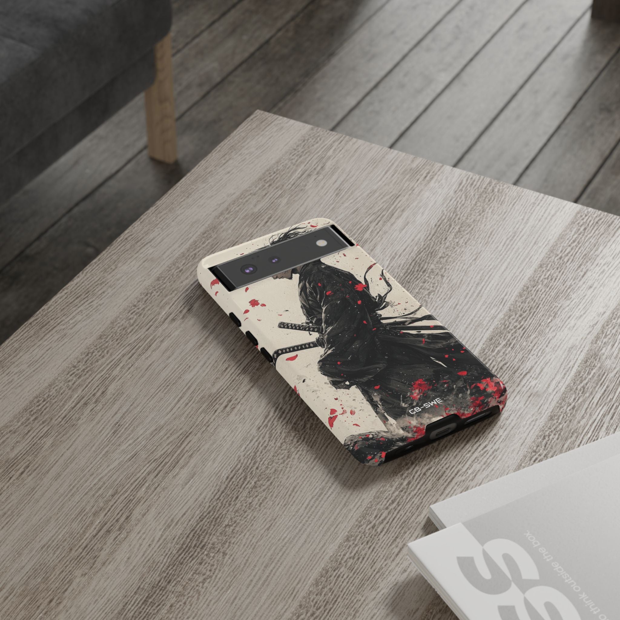 Falling Samurai Petals - Google Pixel Case