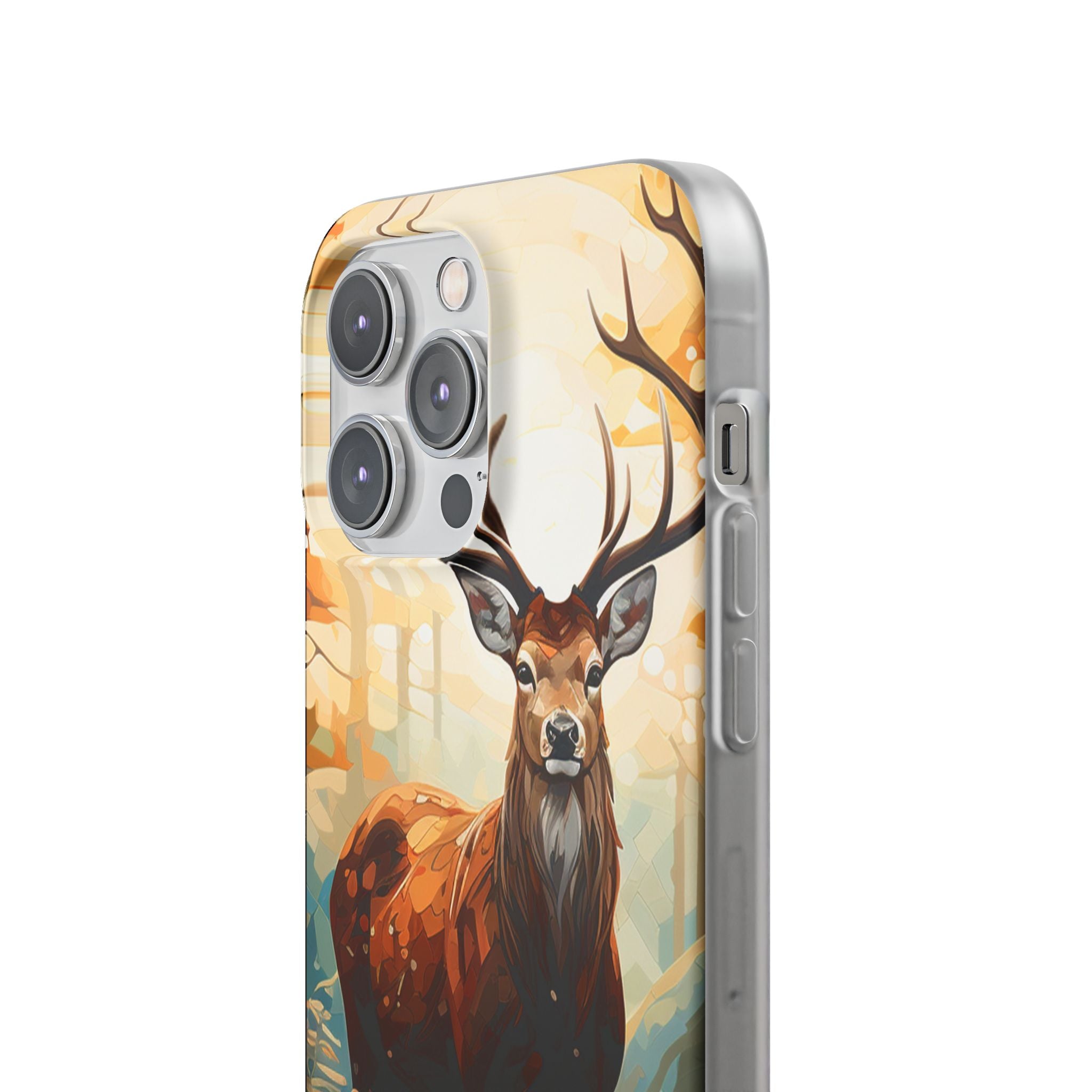 Glowing Stag iPhone 14 Pro Max Case - Soft