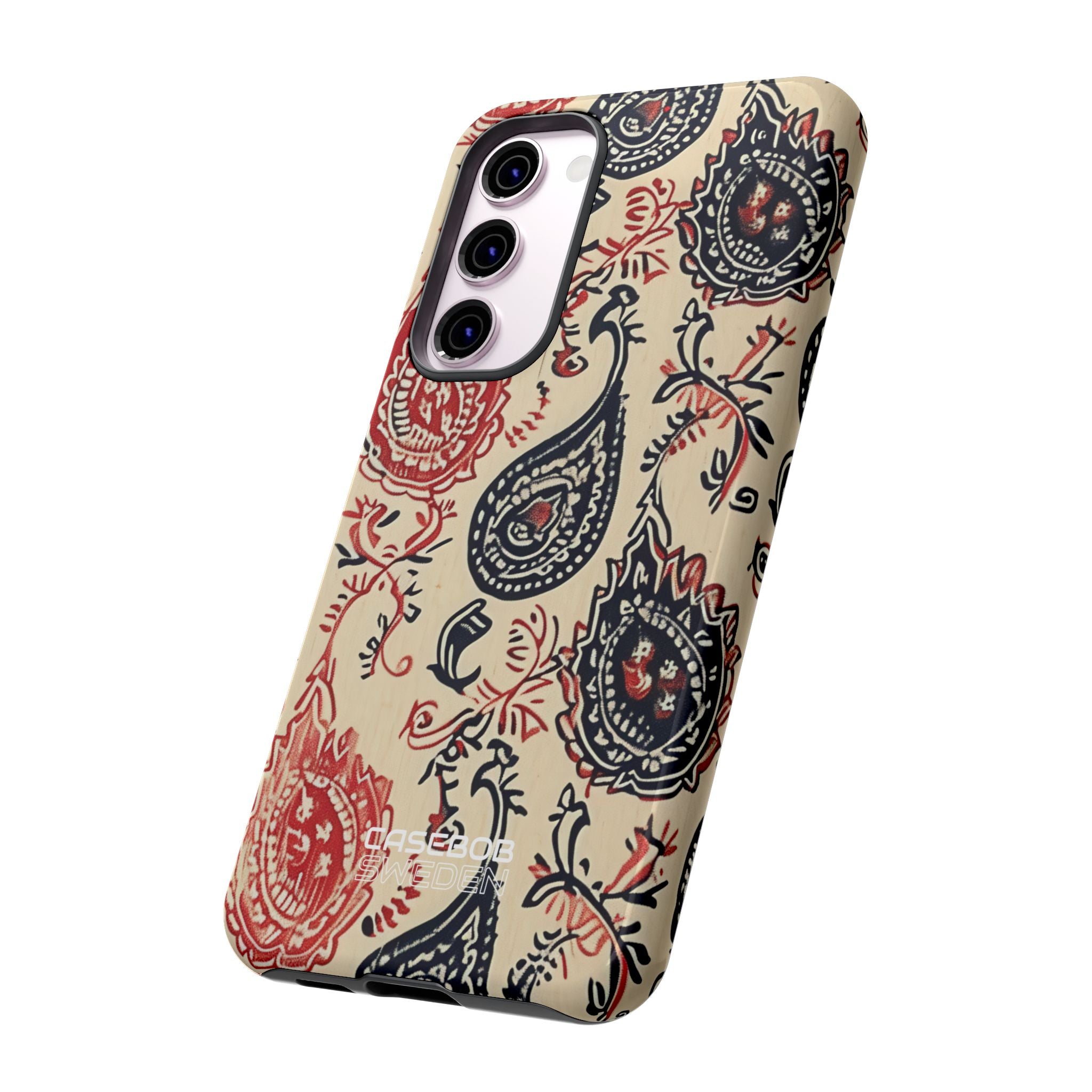 Navy Paisley Swirl Samsung S23 - Tough