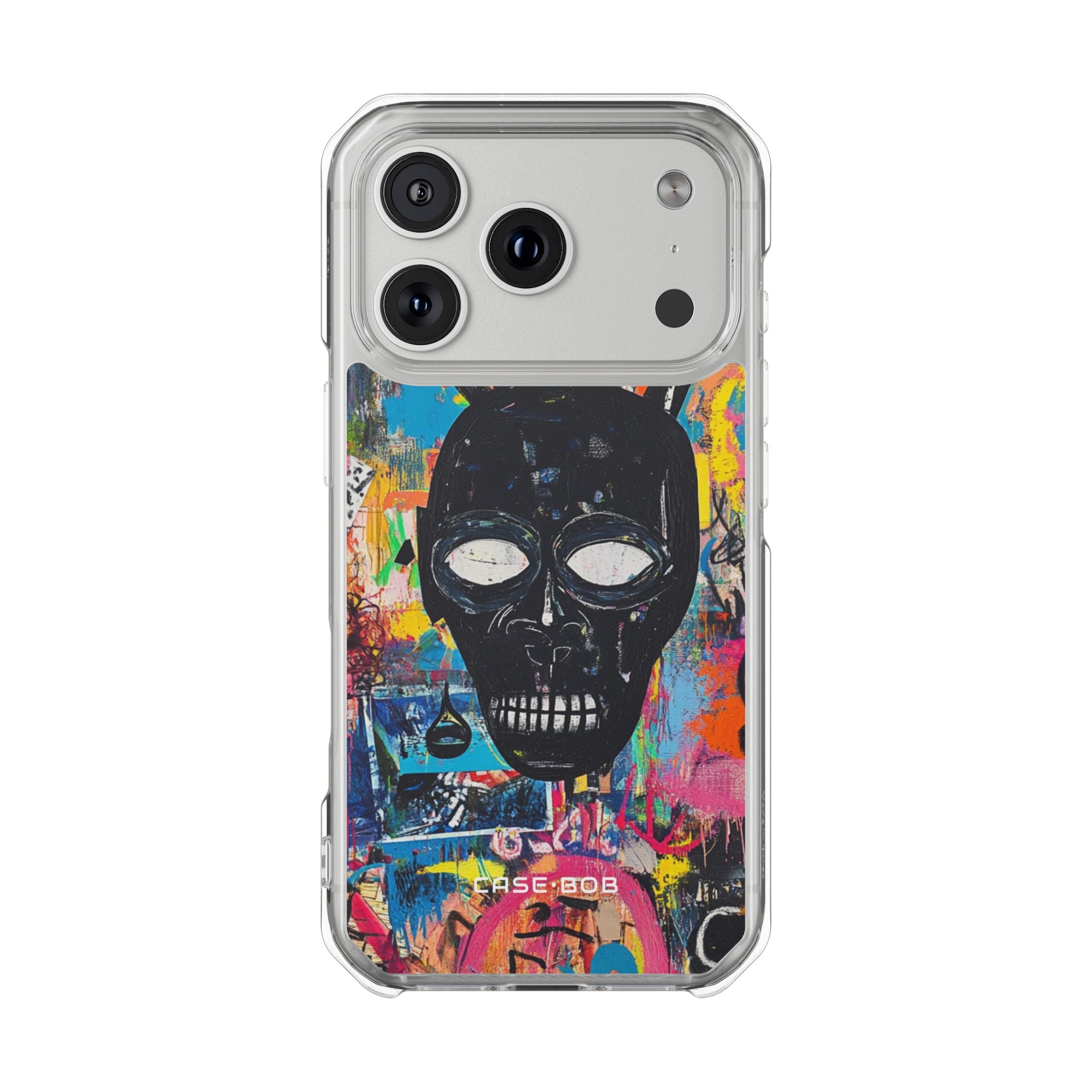 Piikikäs pääkallo neon iPhone 17 Pro -kotelo - Impact