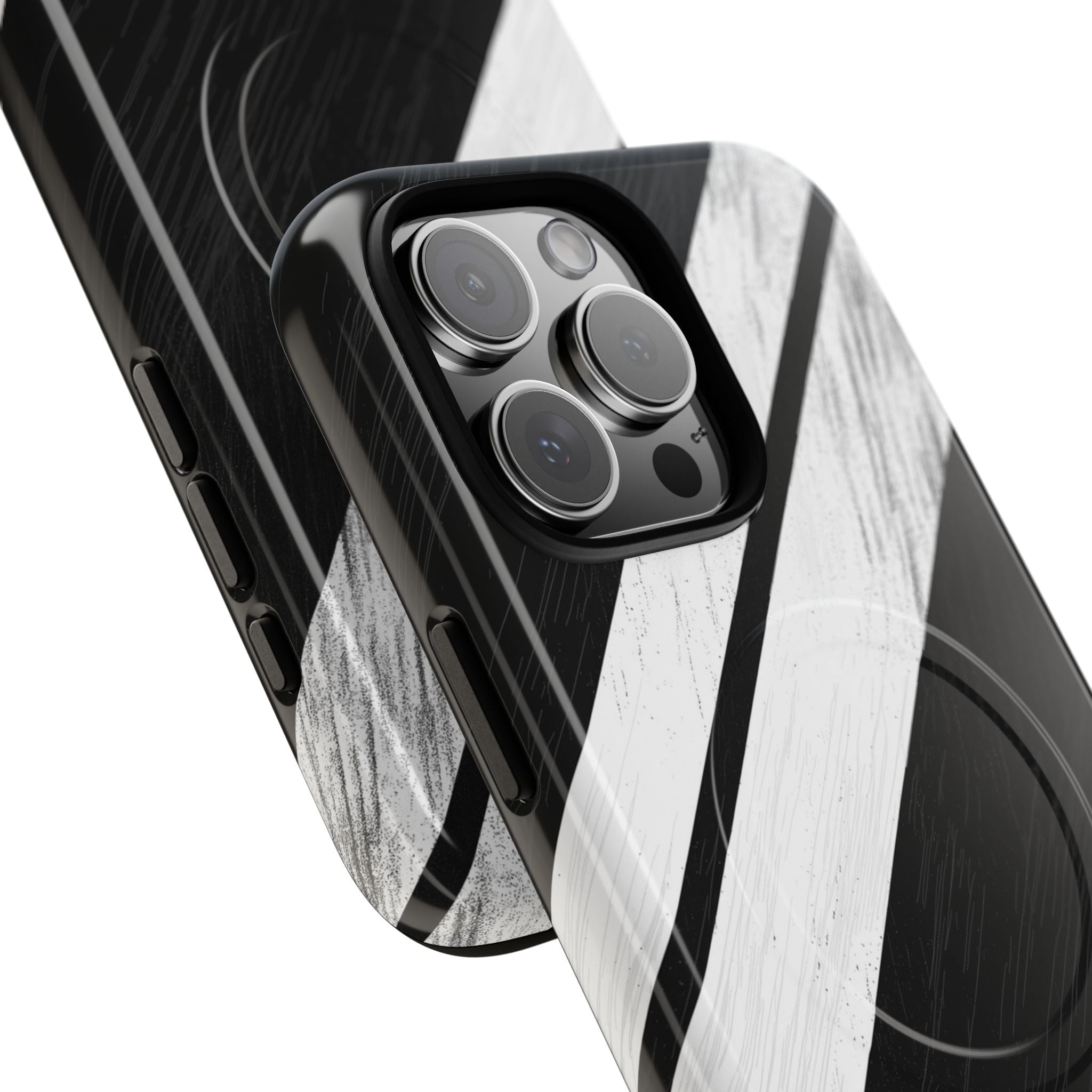 Distressed Stripe Motion iPhone 16 Pro Max Case - Tough+