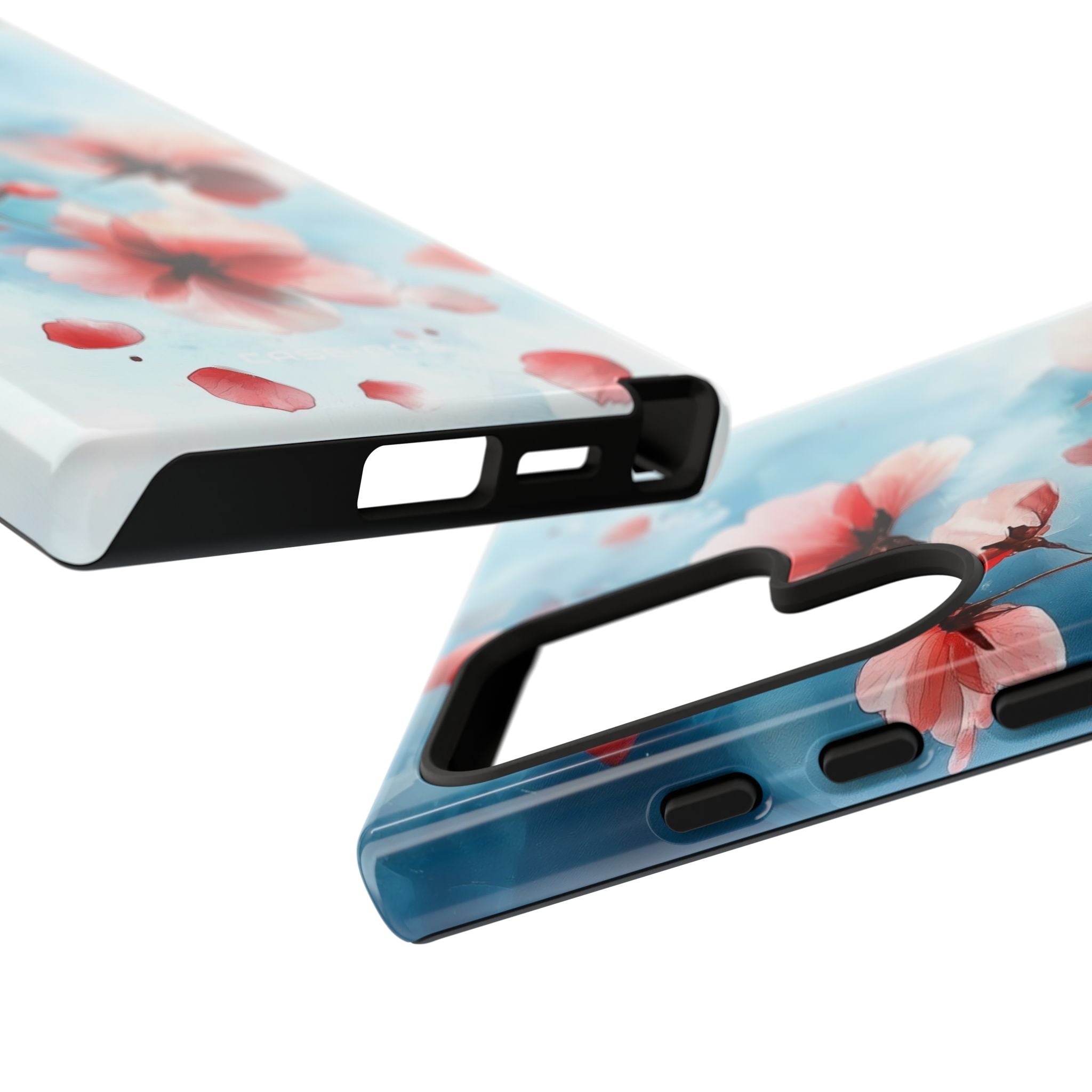 Pink Blossom Drift Samsung S24 Ultra Case - Tough