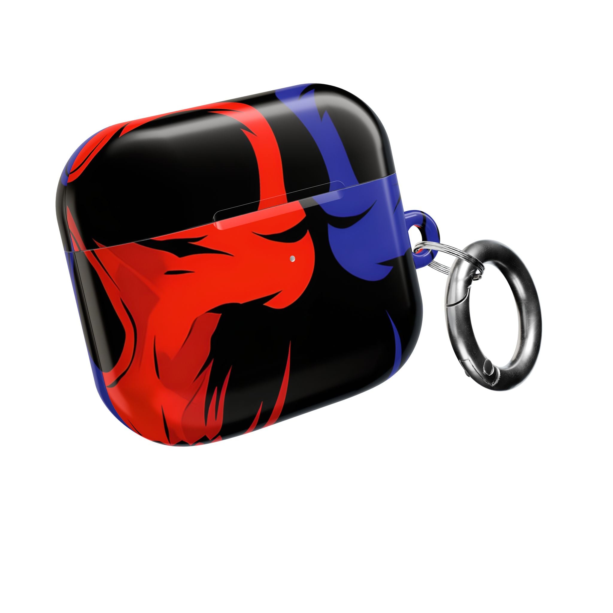 Dual Skulls RedBlue - AirPods Case
