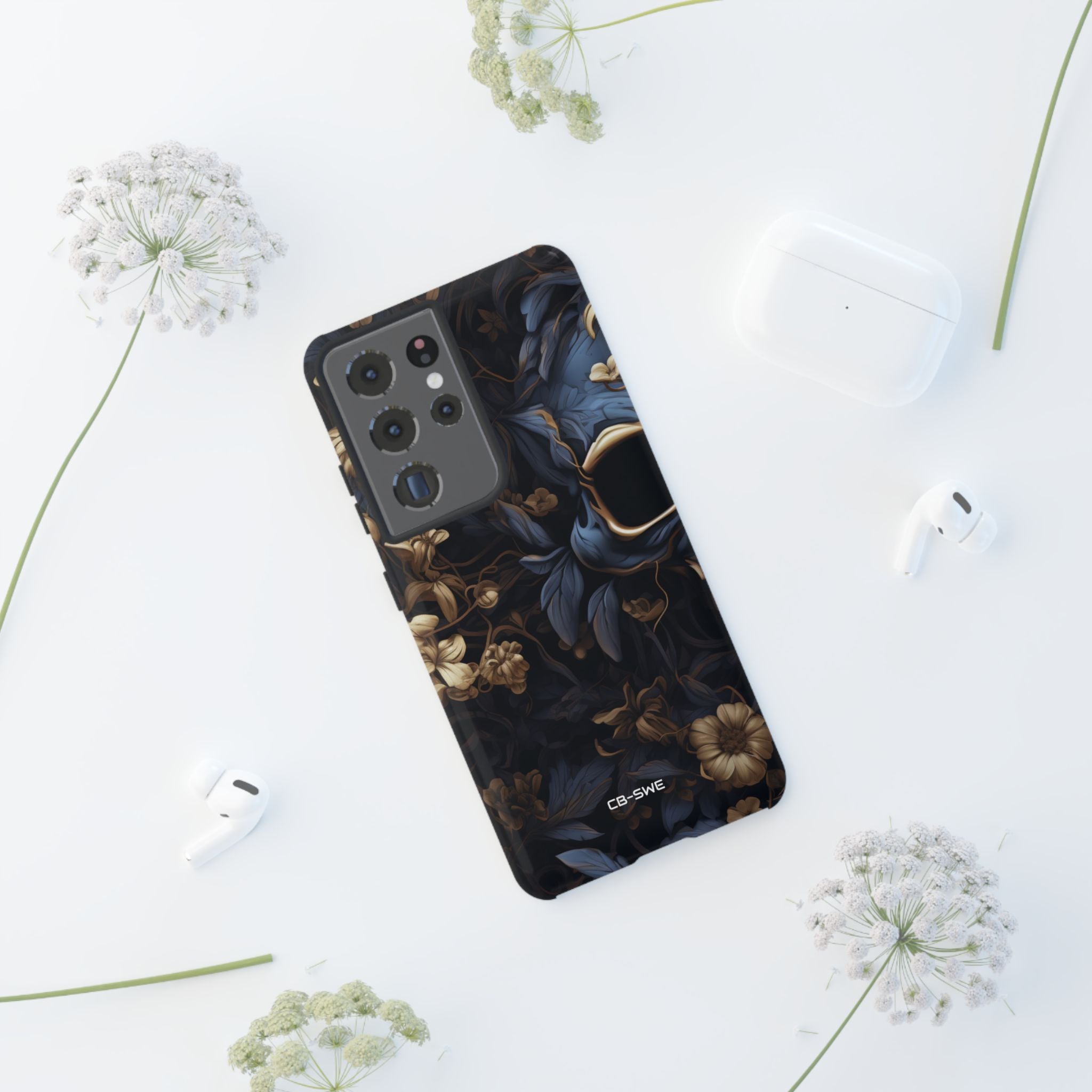 Gothic Floral Skull - Samsung Case